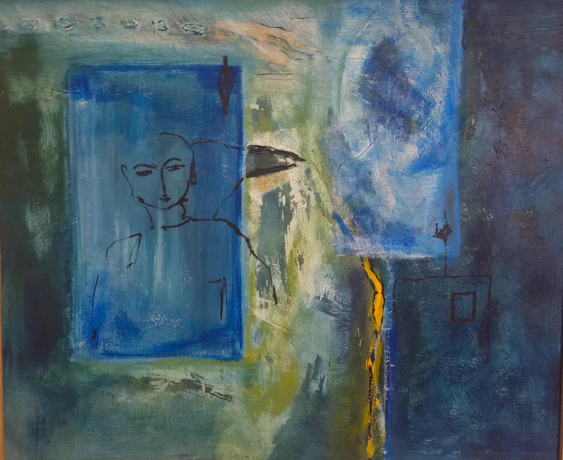 Blue Interior Silence