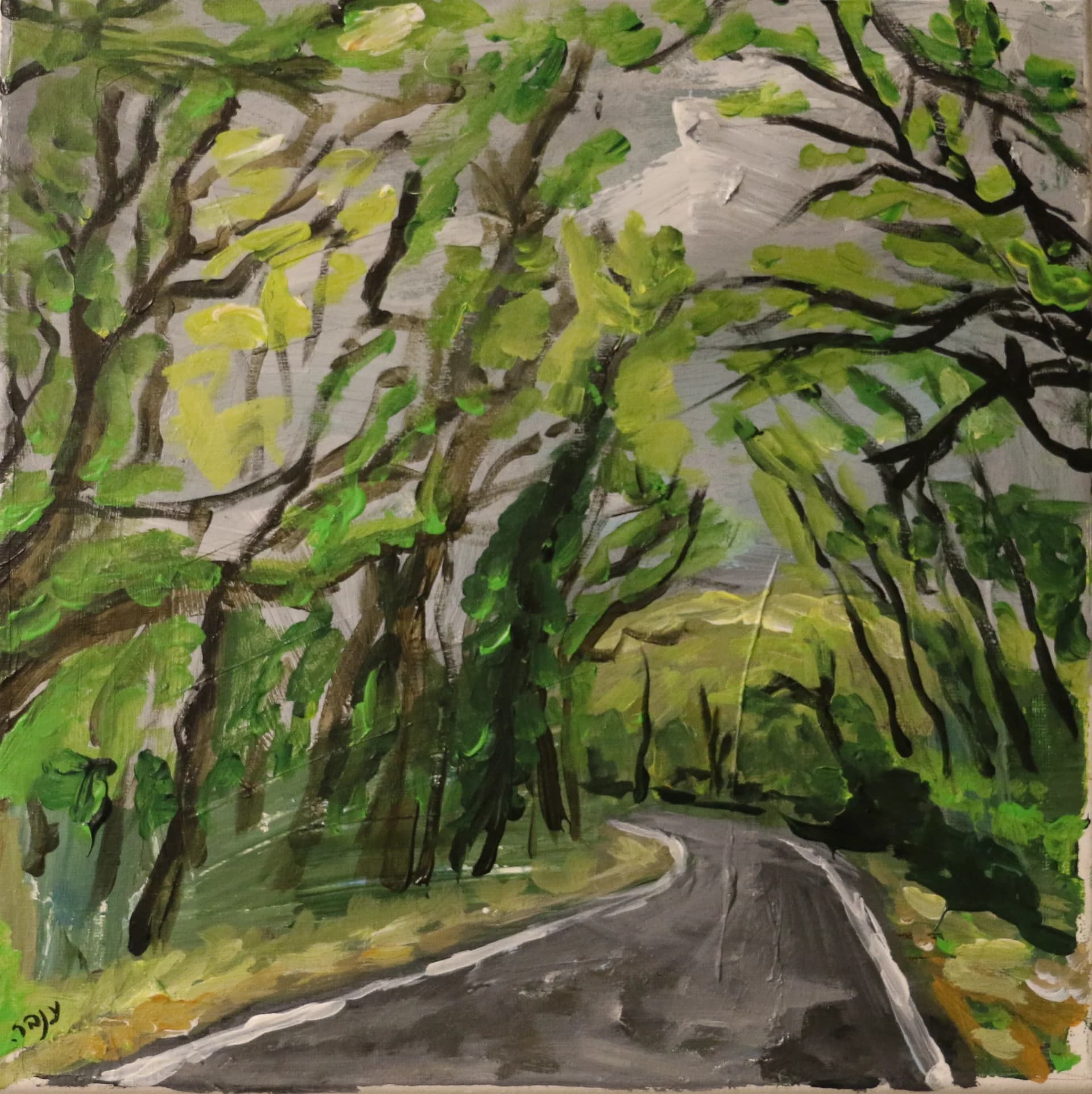 Road Beneath Green