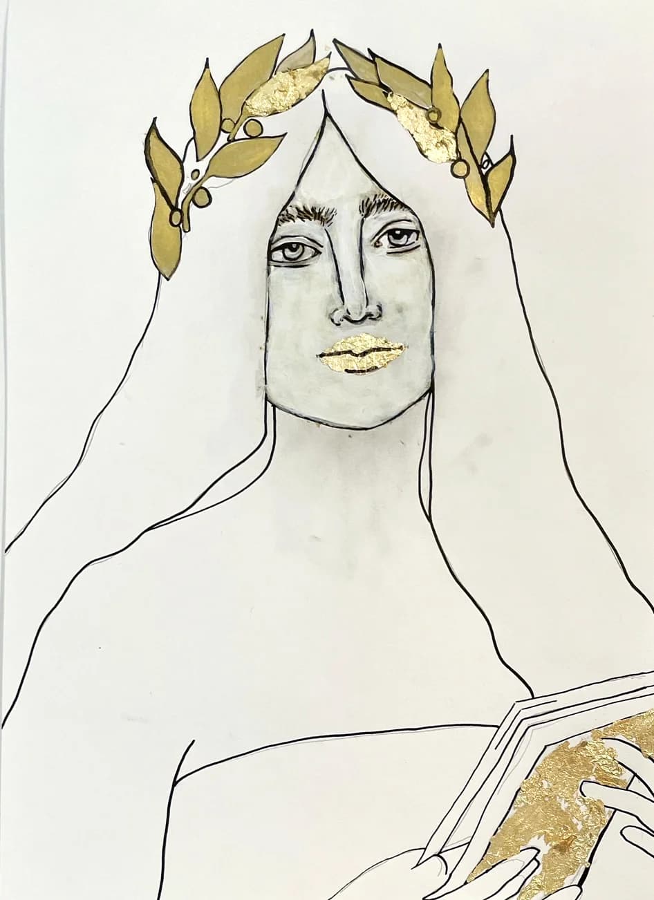 Golden Laurel Muse