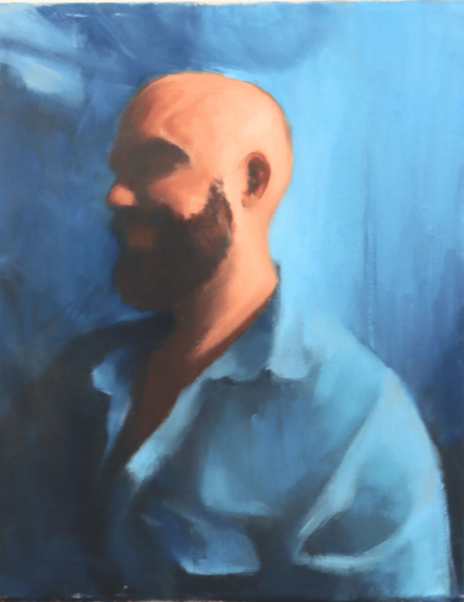 Blue Silence Portrait