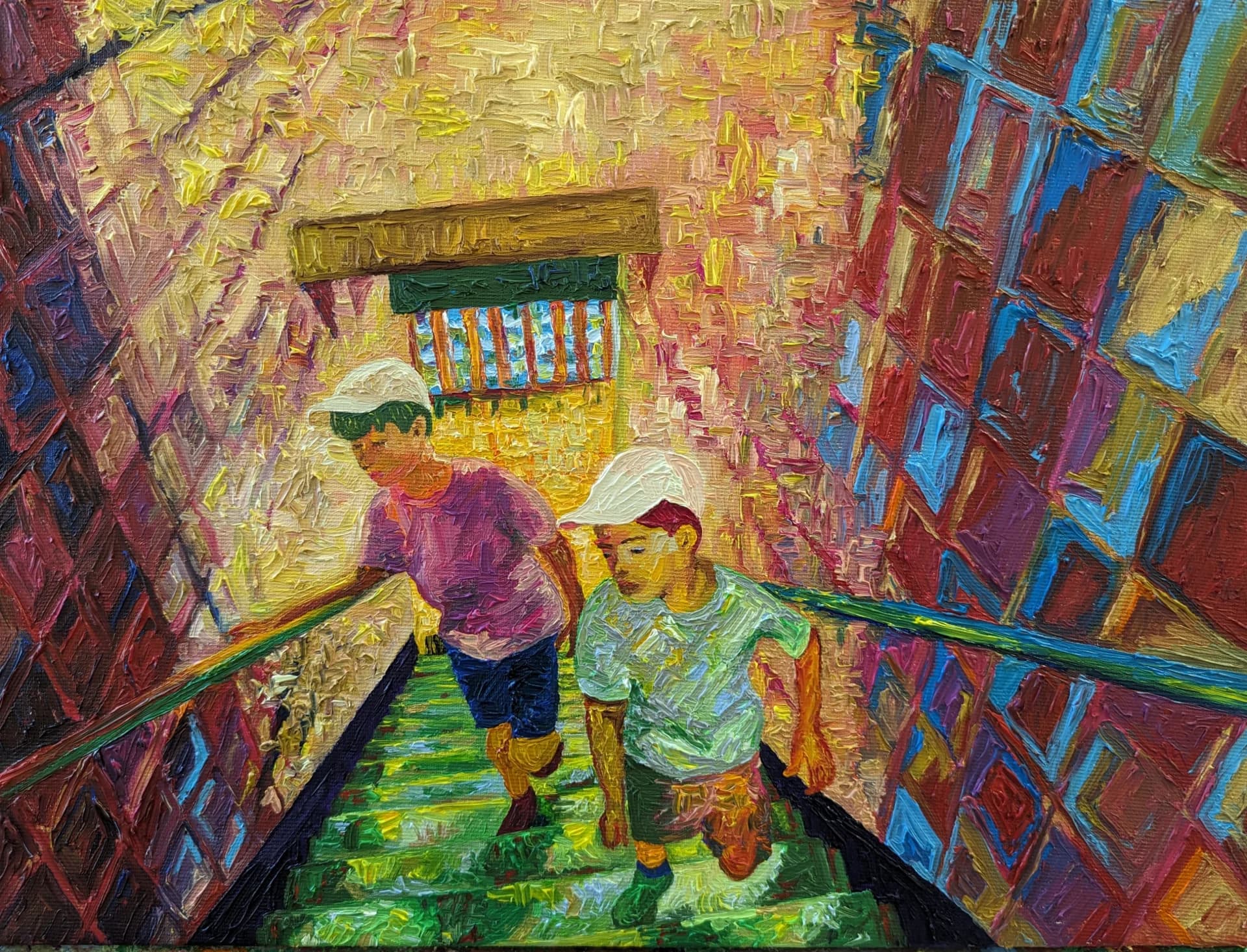Stairwell in Summer Light
