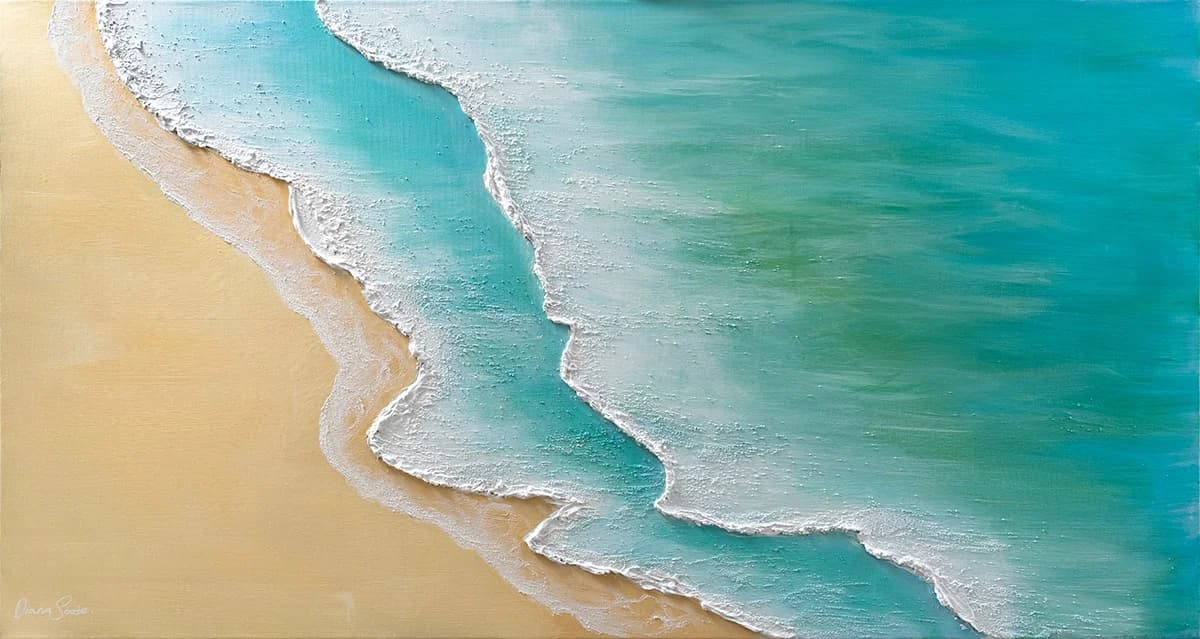 Turquoise Shoreline Drift