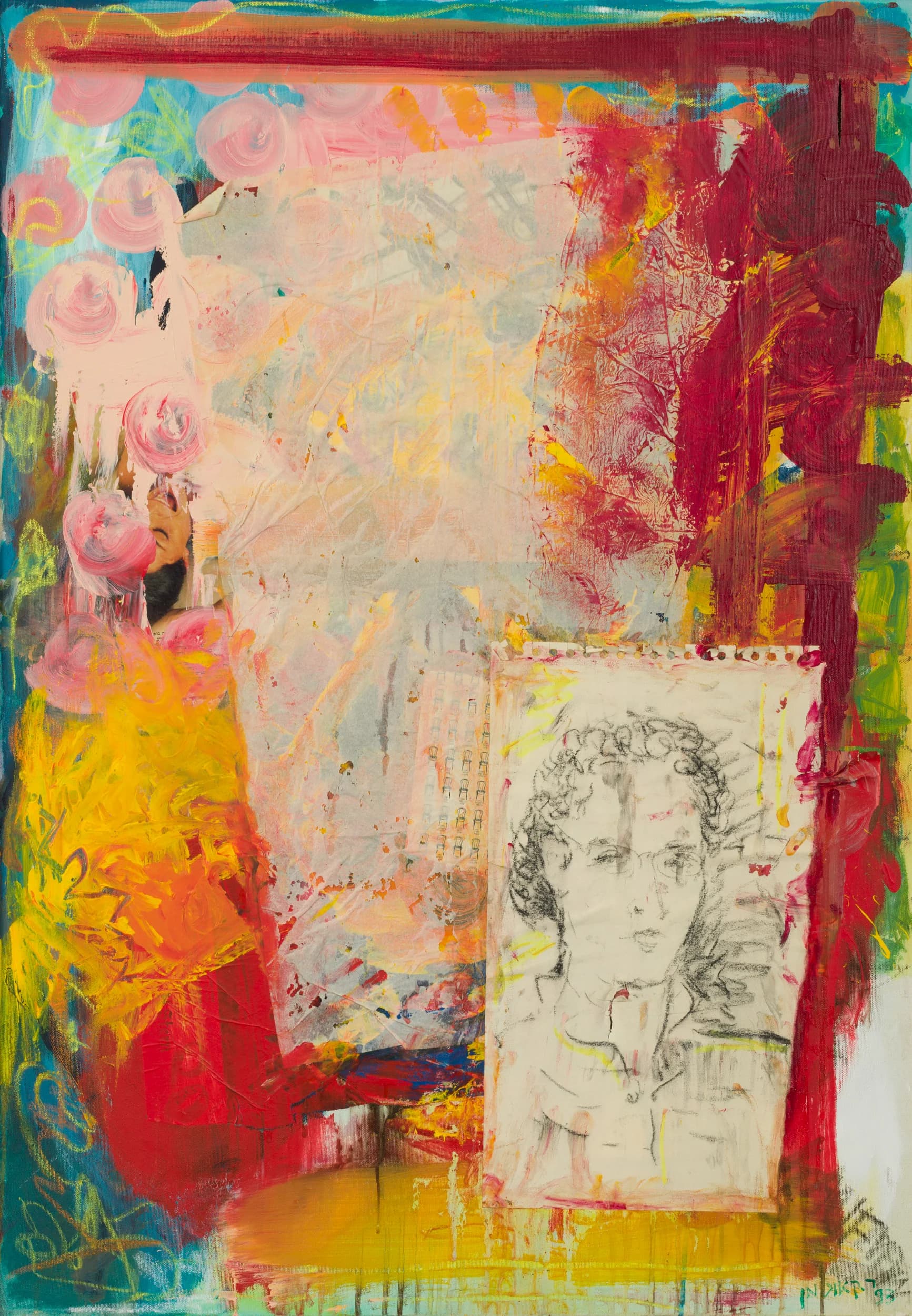 Portrait in Fractured Bloom