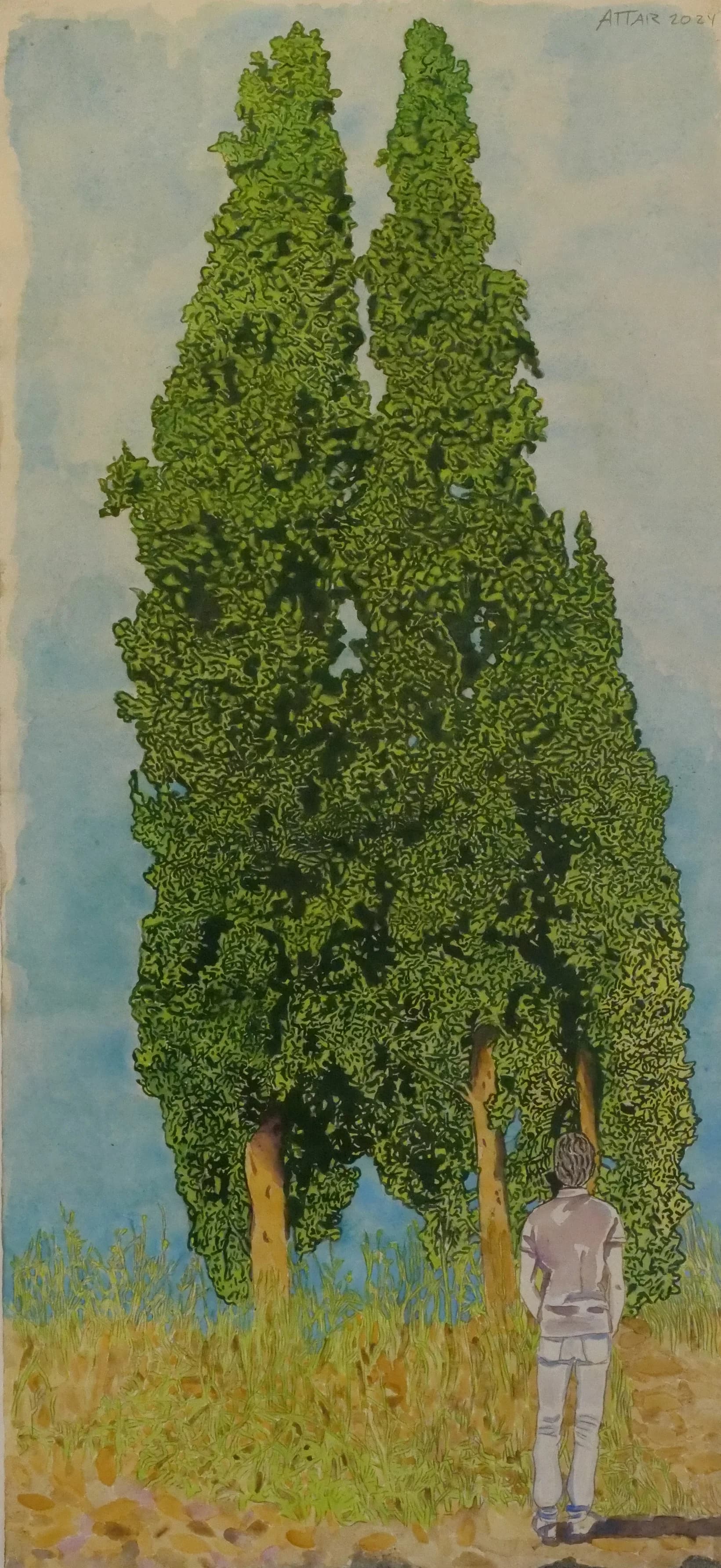 Beneath the Cypress
