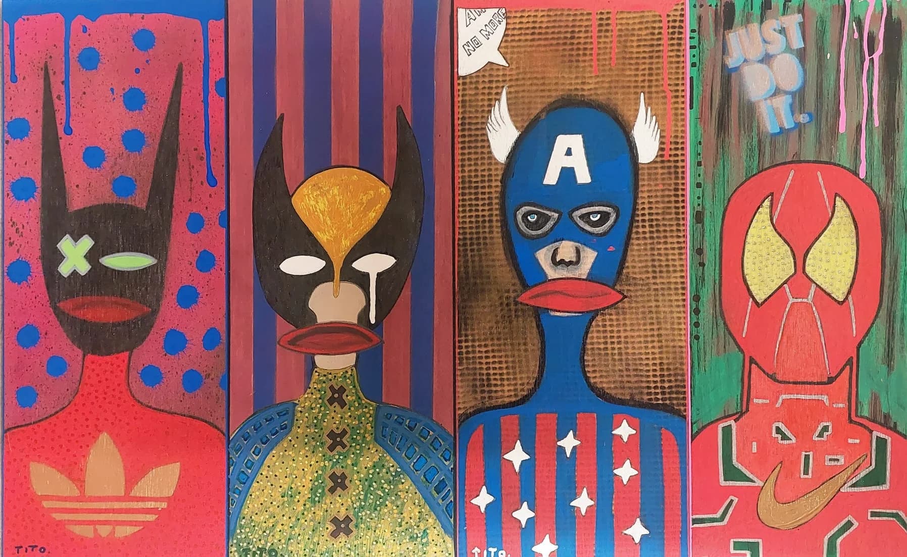 Heroes in Pop Masks
