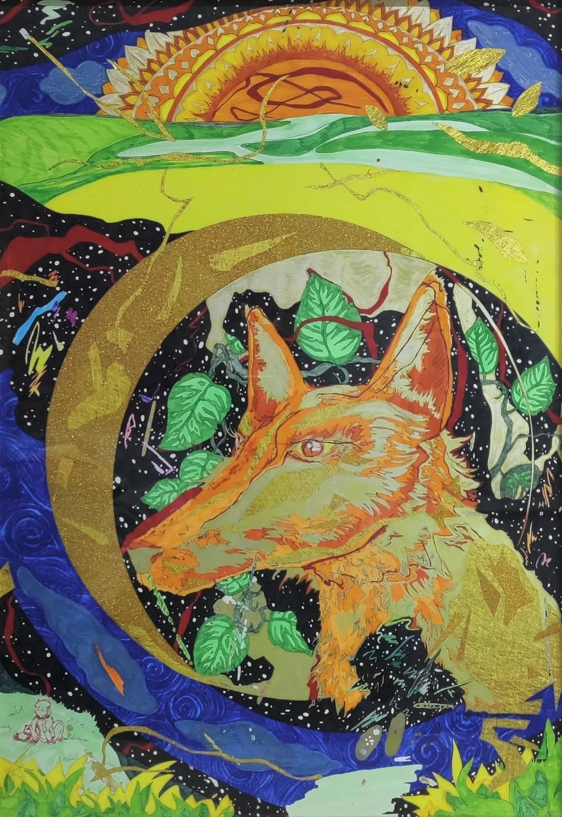 The golden Fox (guardian animal)