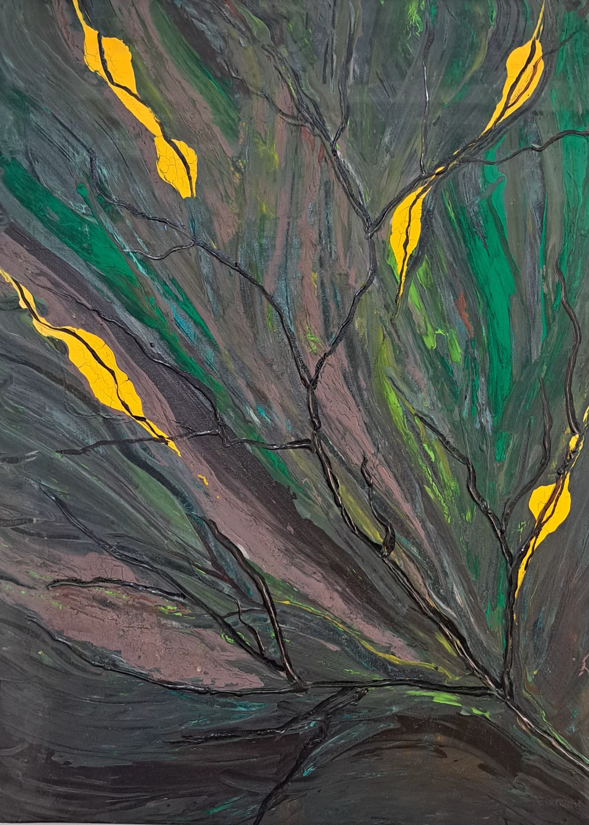 Veins of Ochre Light