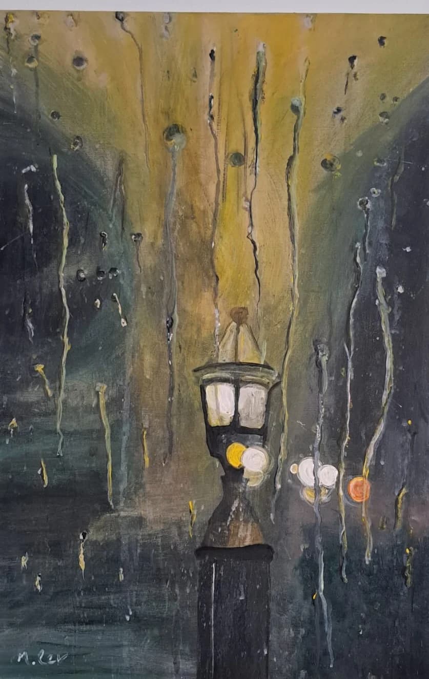 Rainlit Street Glow