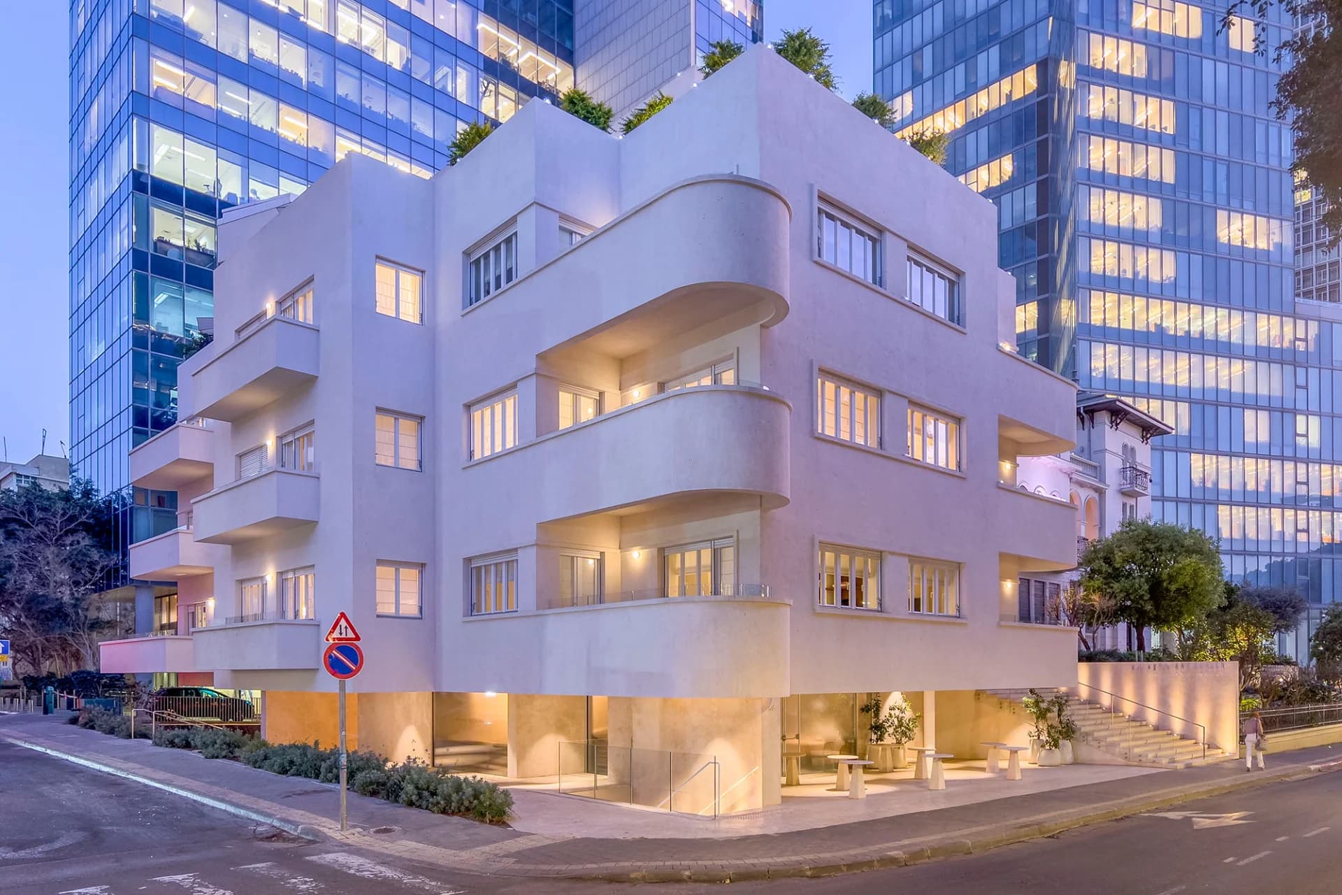 Bauhaus building at Rothschild Boulevard