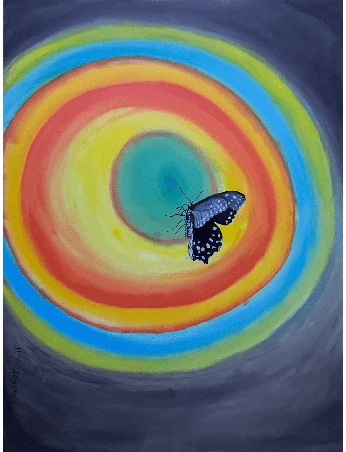 Butterfly Through Light