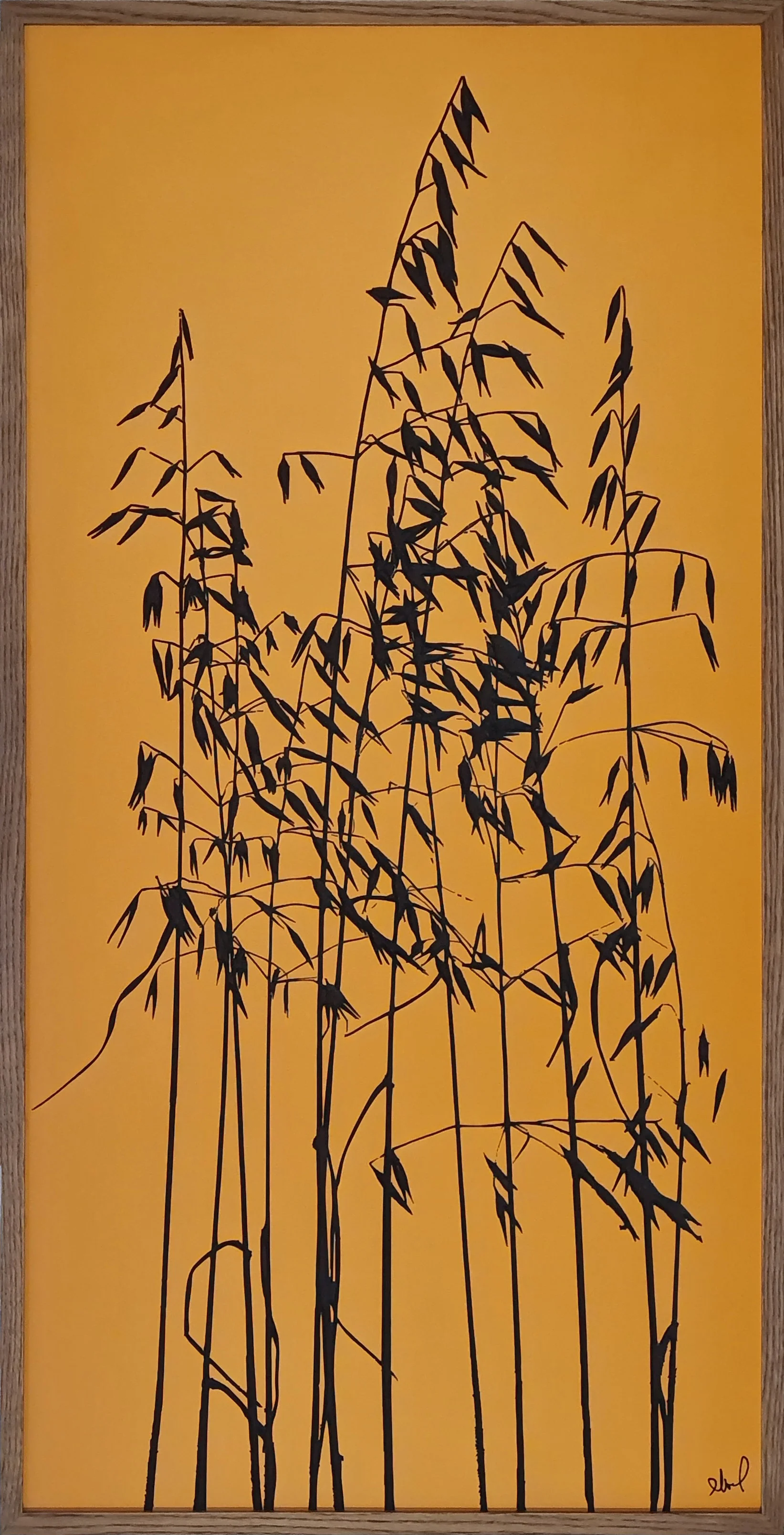 Stalk of oat