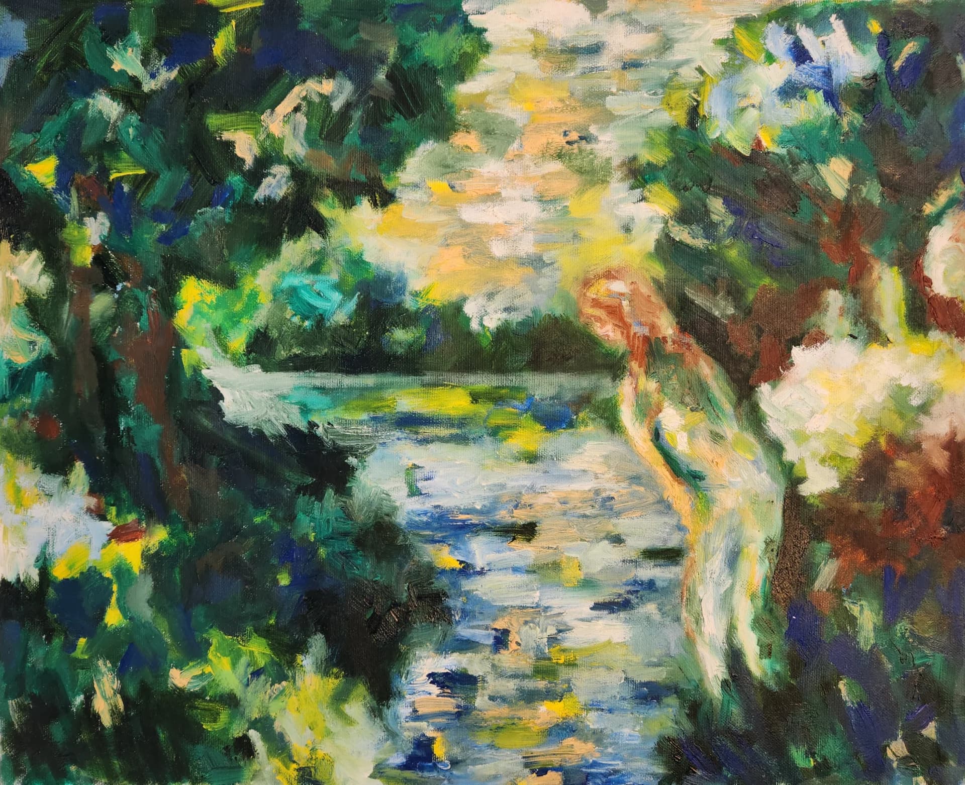 Luminous Garden Stream
