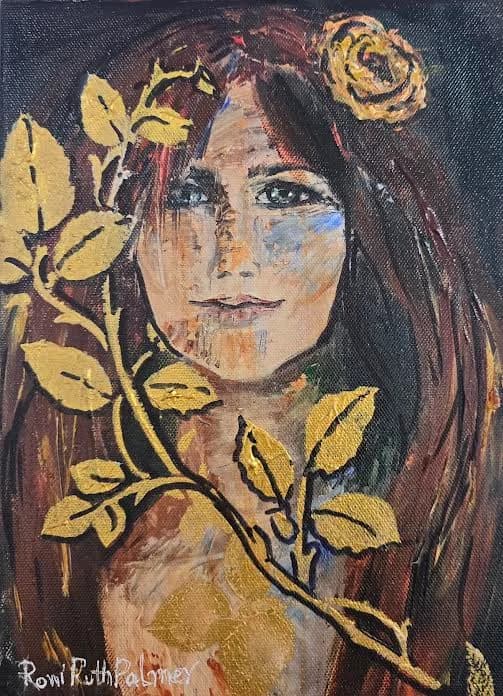 Golden Veil Portrait