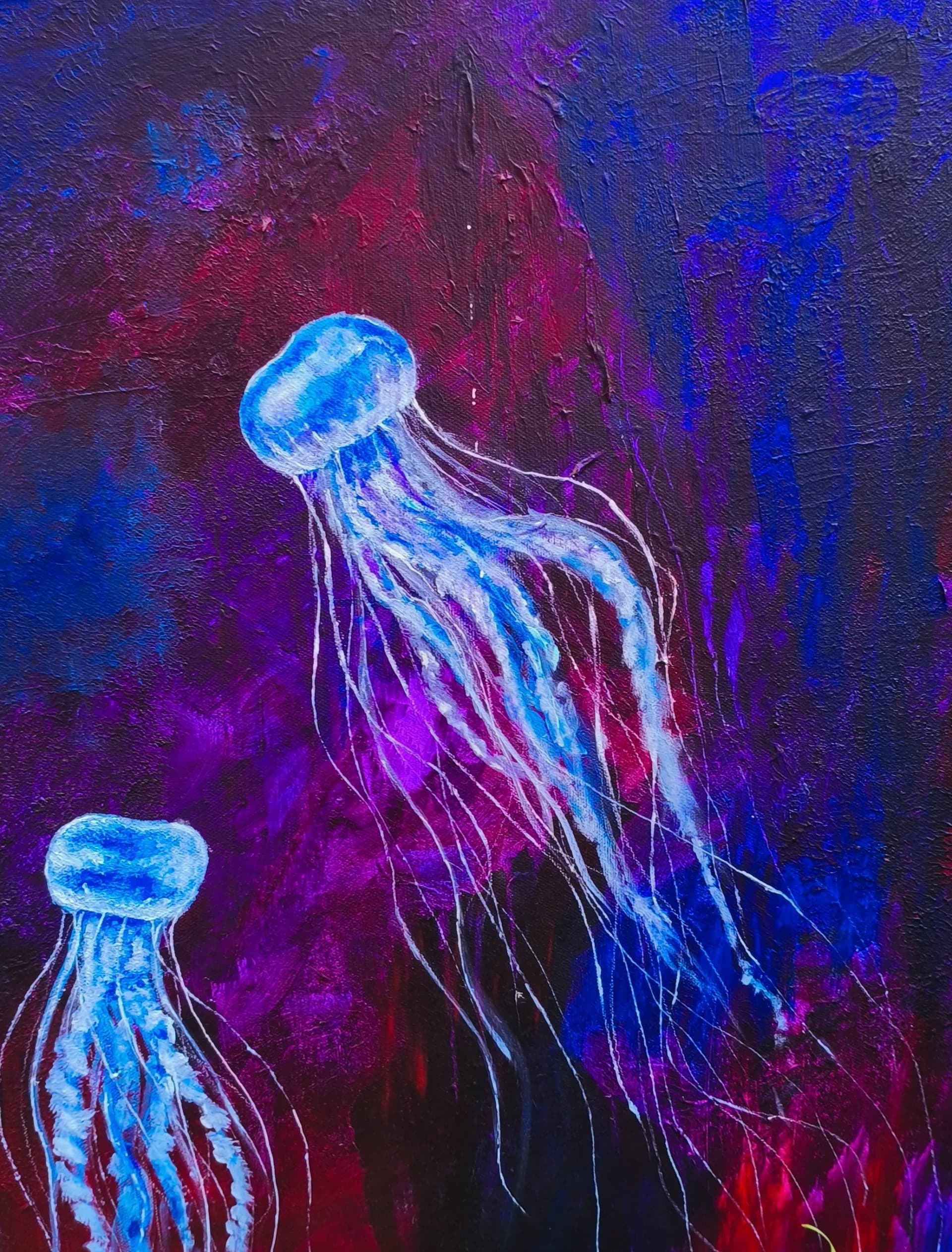 Les mรฉduses bleues