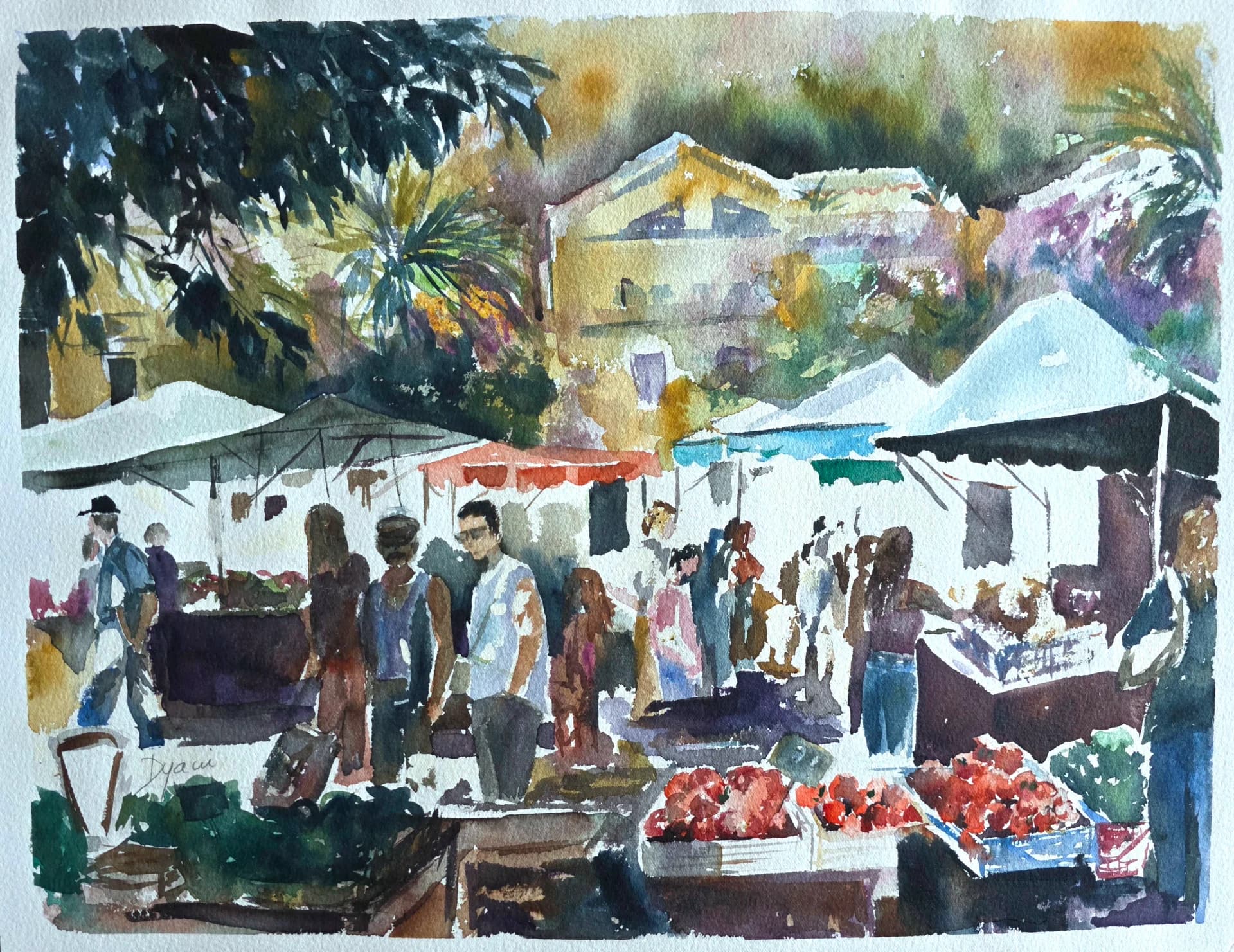 Market Light in Bloom