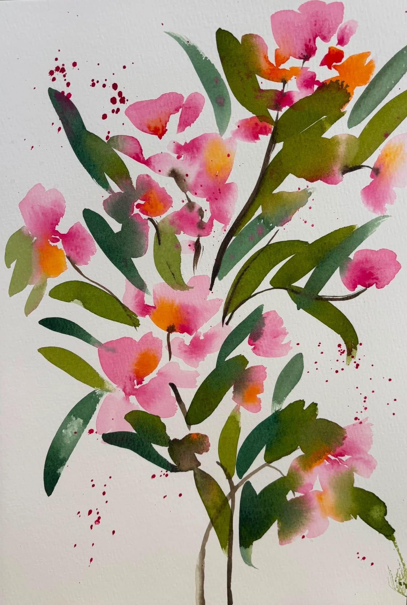 Blush Orchid Drift