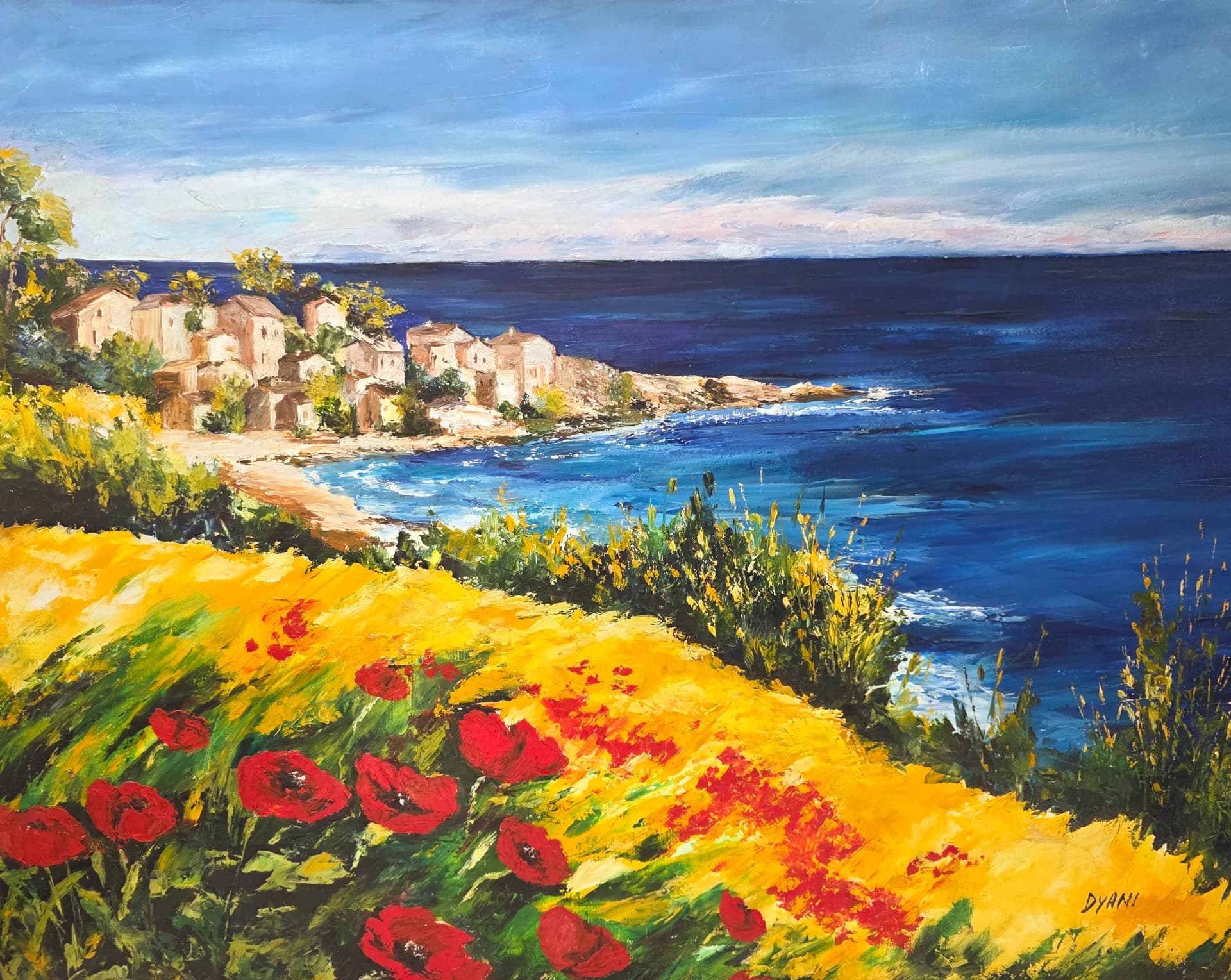 Poppies Above the Bay