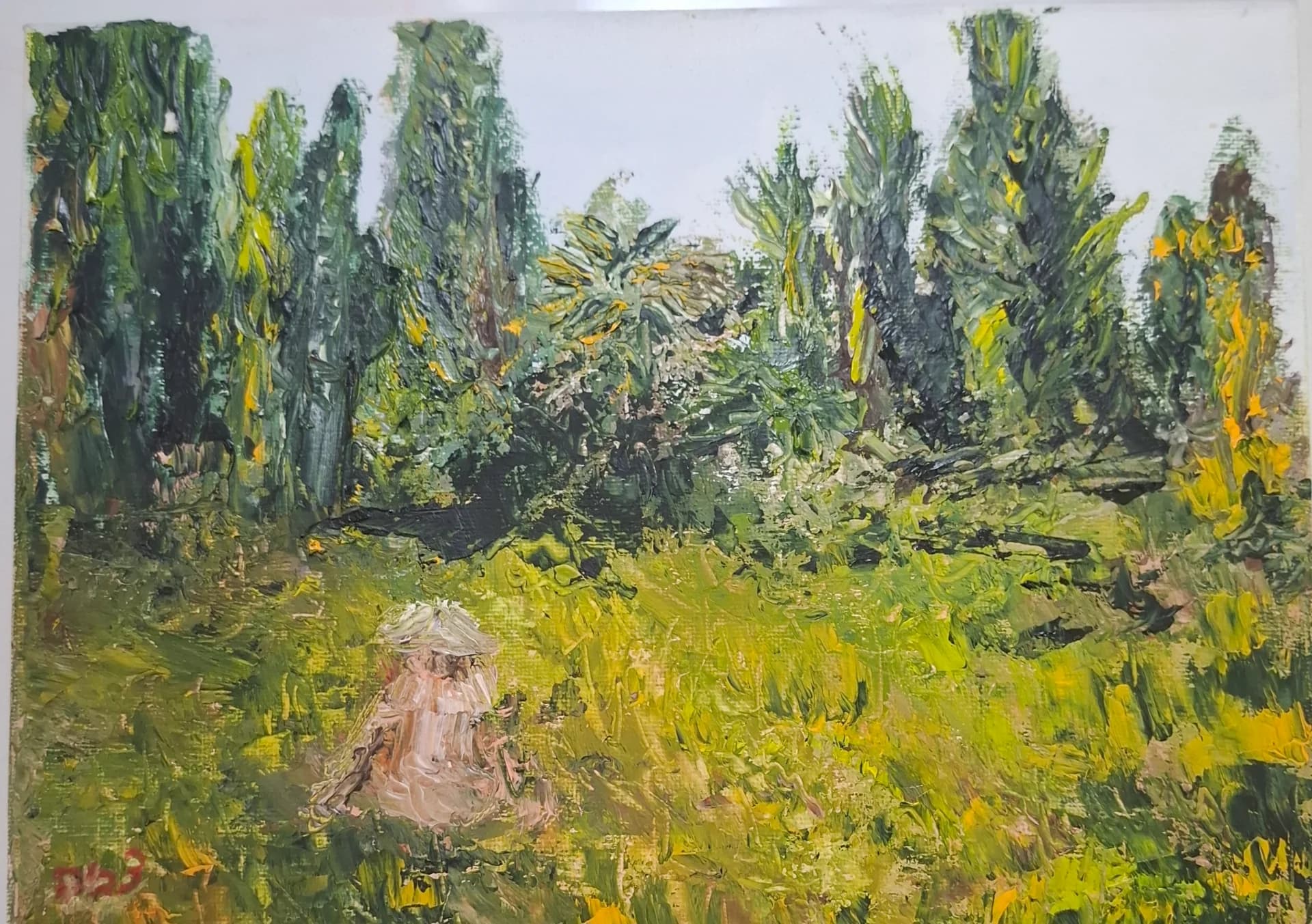 Sunlit Garden Pause