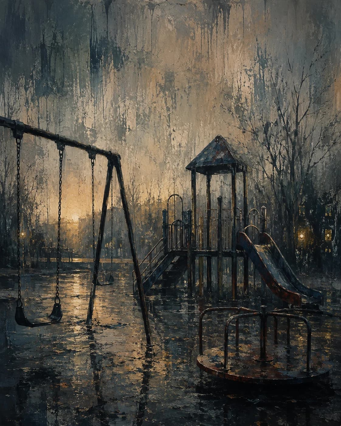 Rainlit Playground
