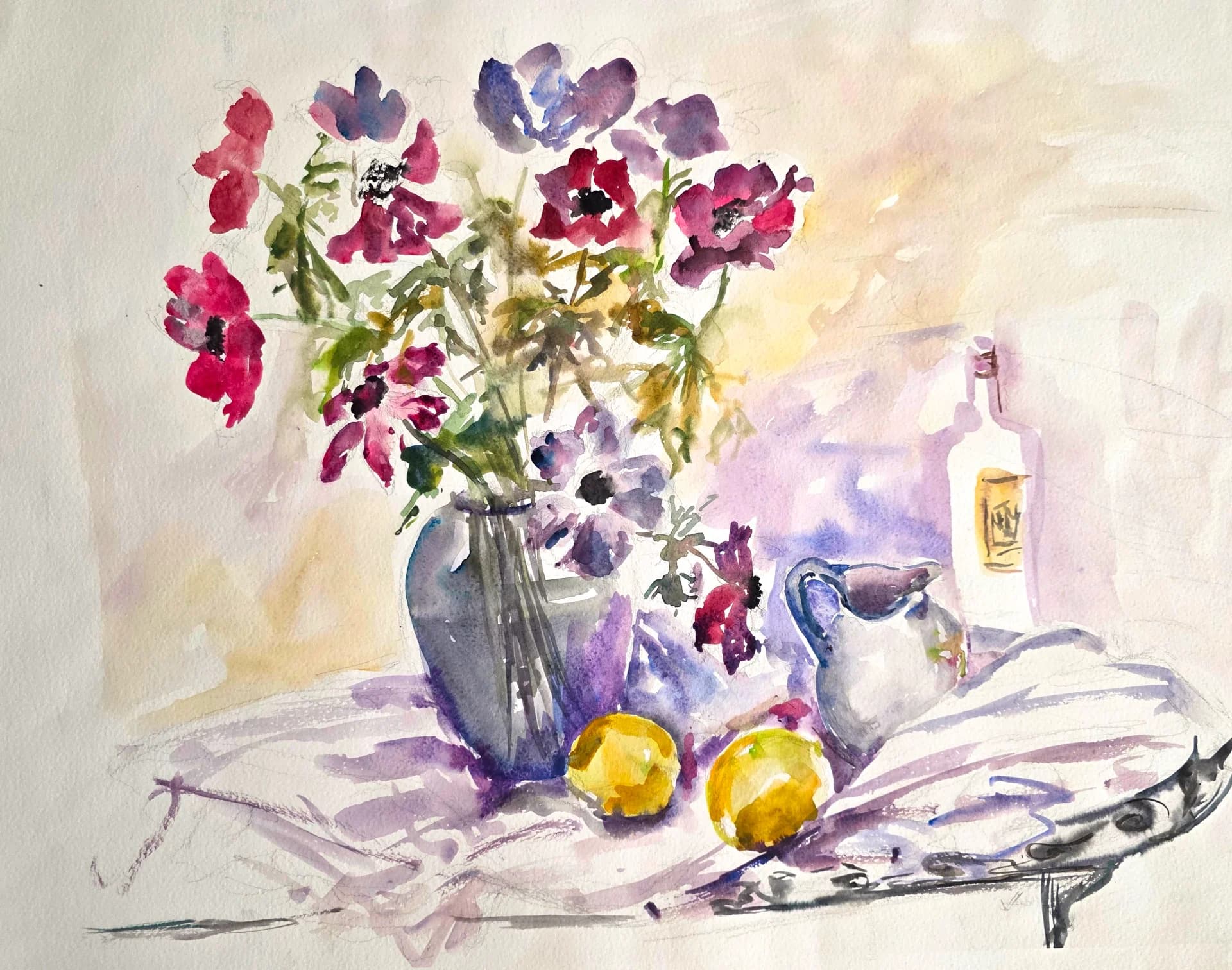 Lilac Light Still Life