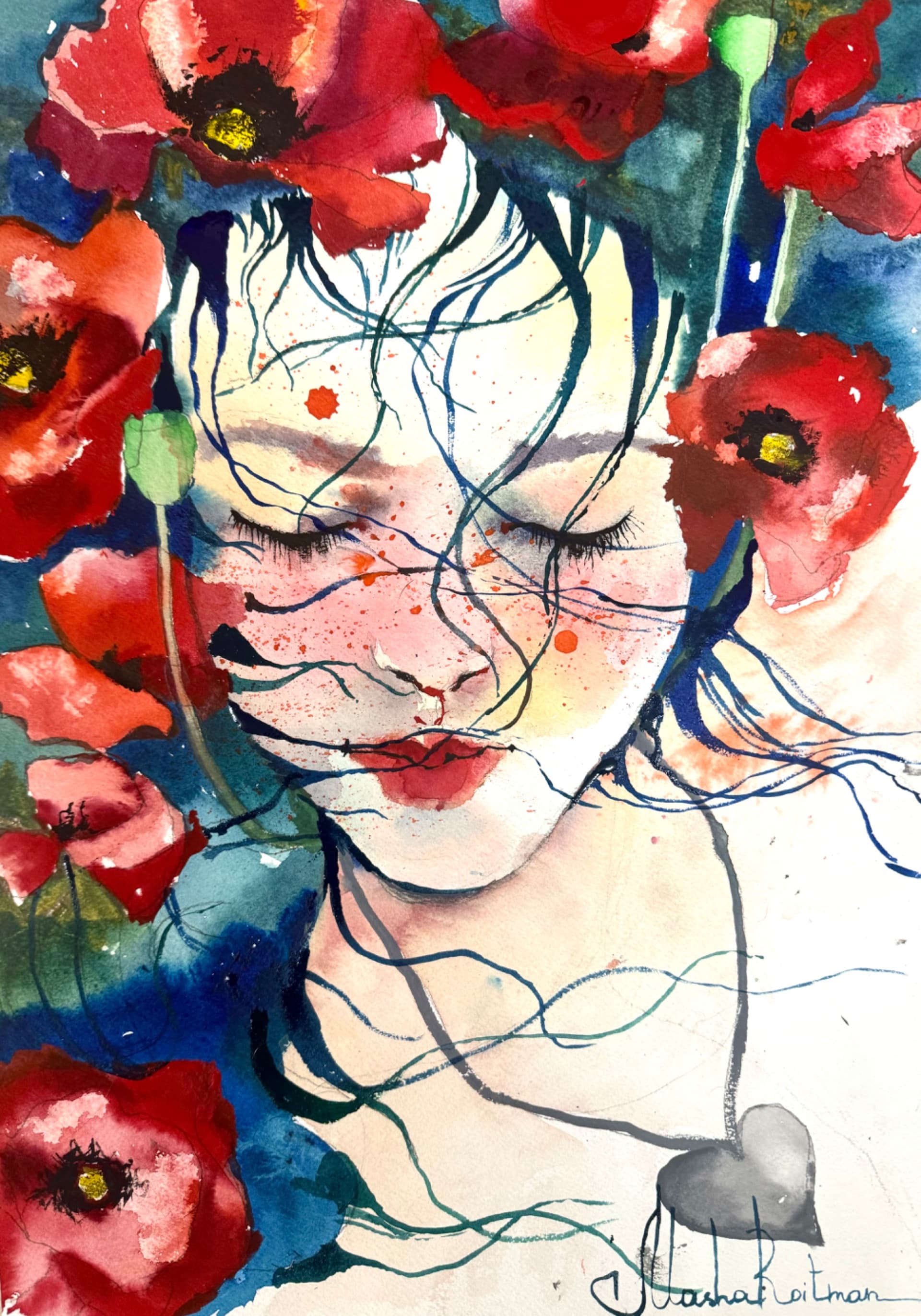 Poppies in Reverie