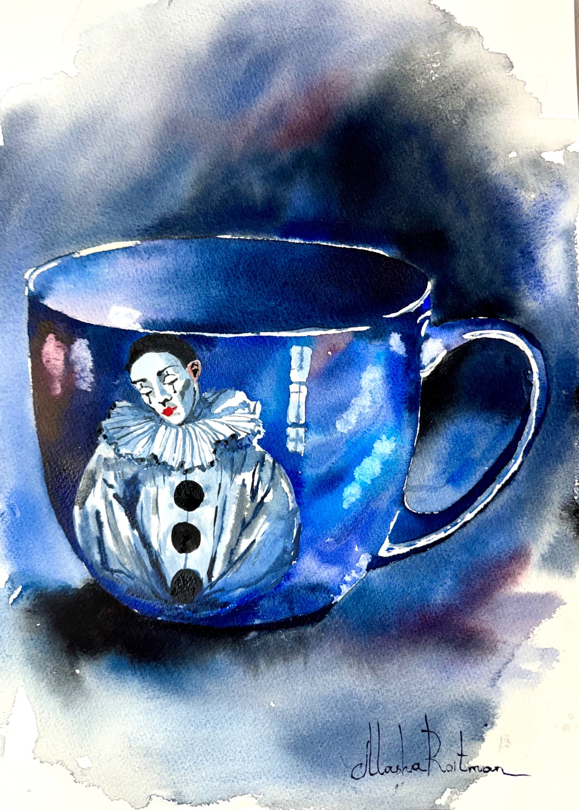 Blue Cup Reverie
