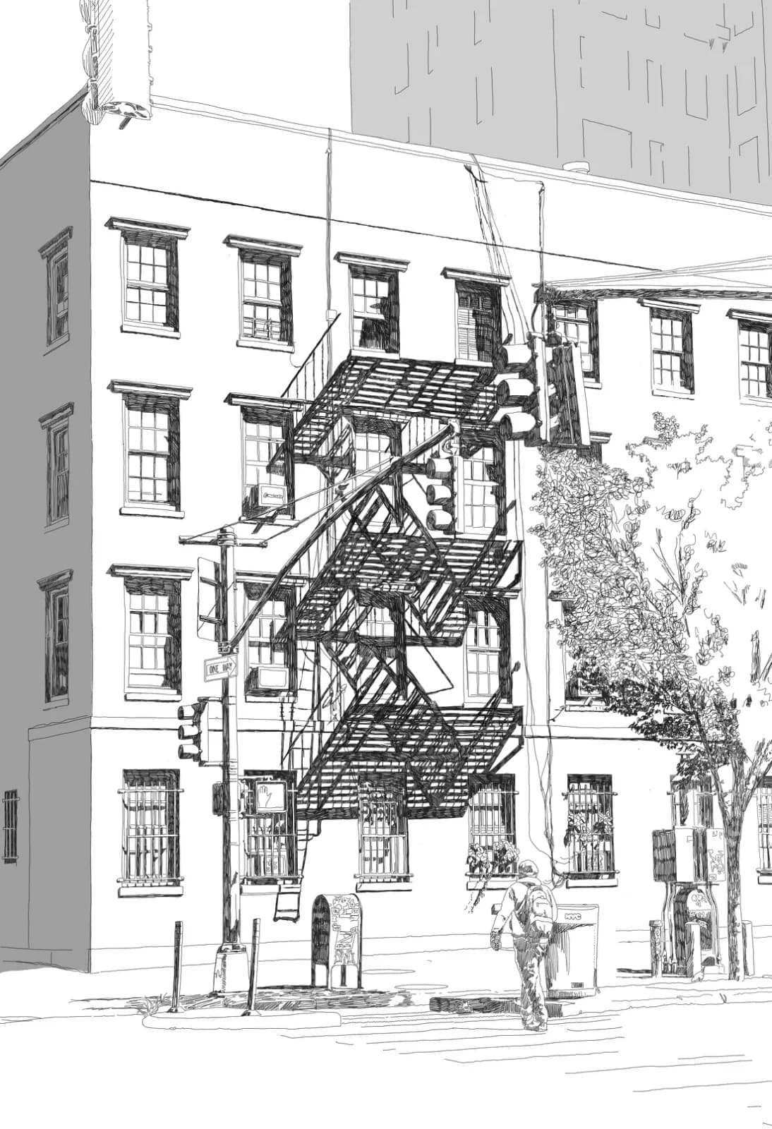 We used to have a fire escape