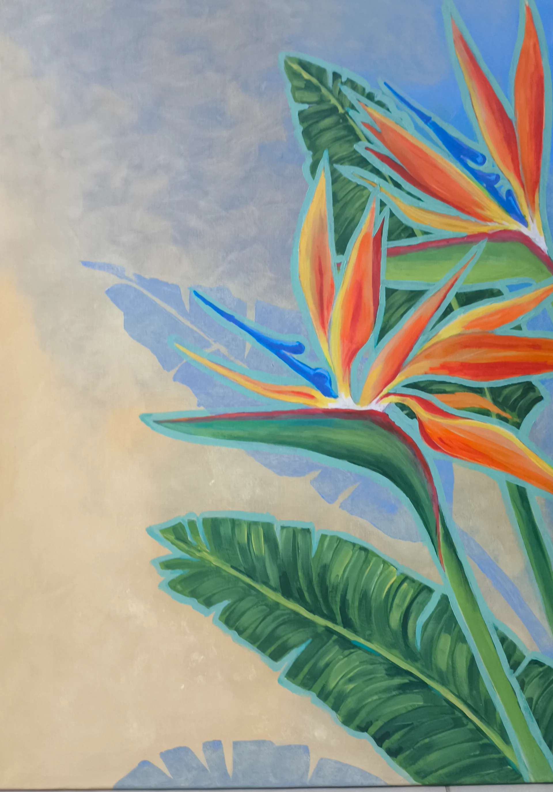 Tropical Flame Bloom