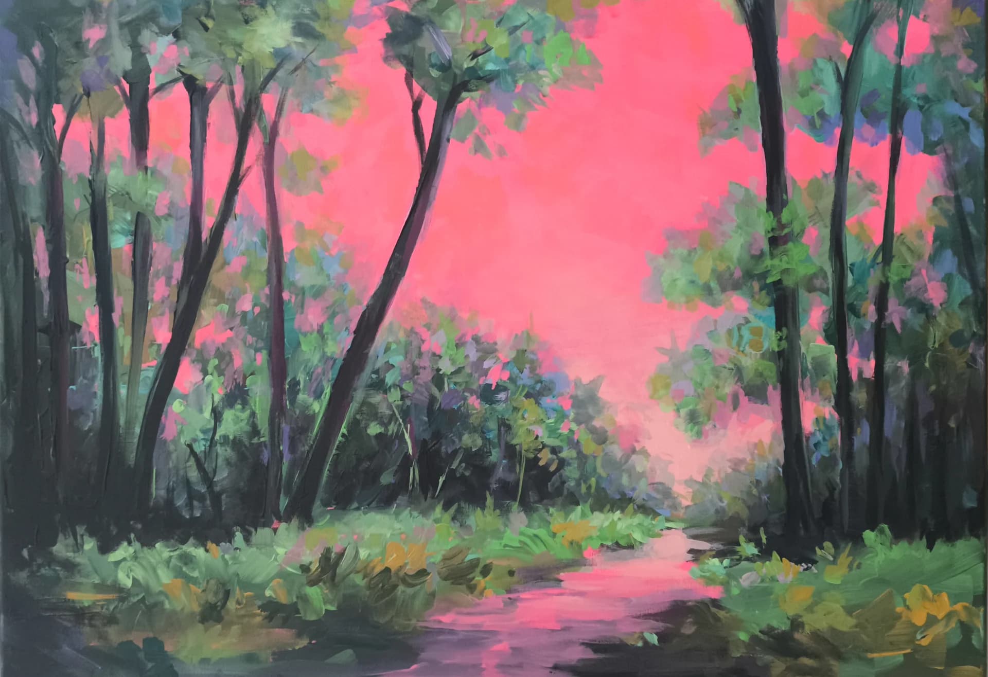 Pink Canopy Path