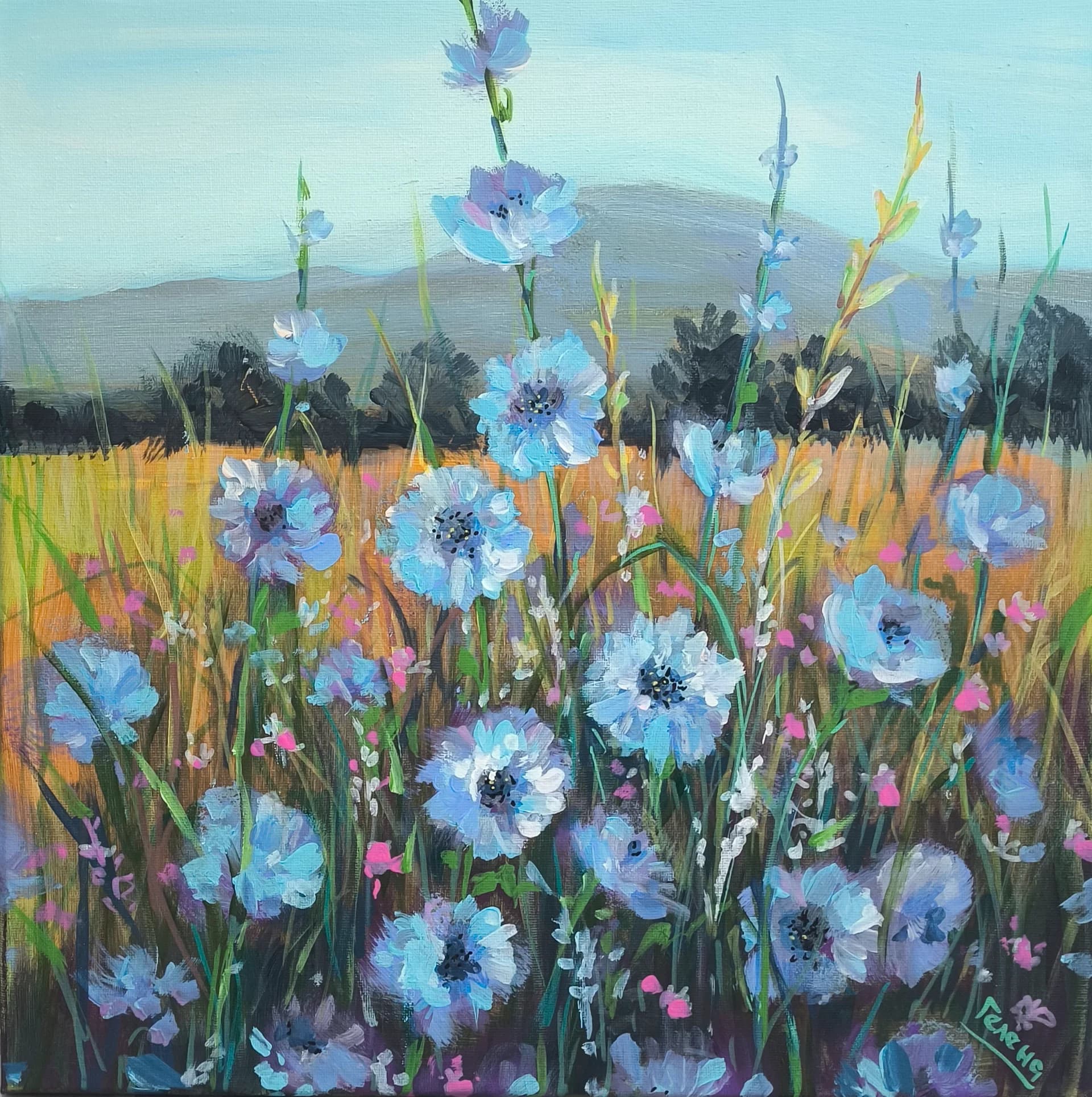 Blue Meadow Reverie