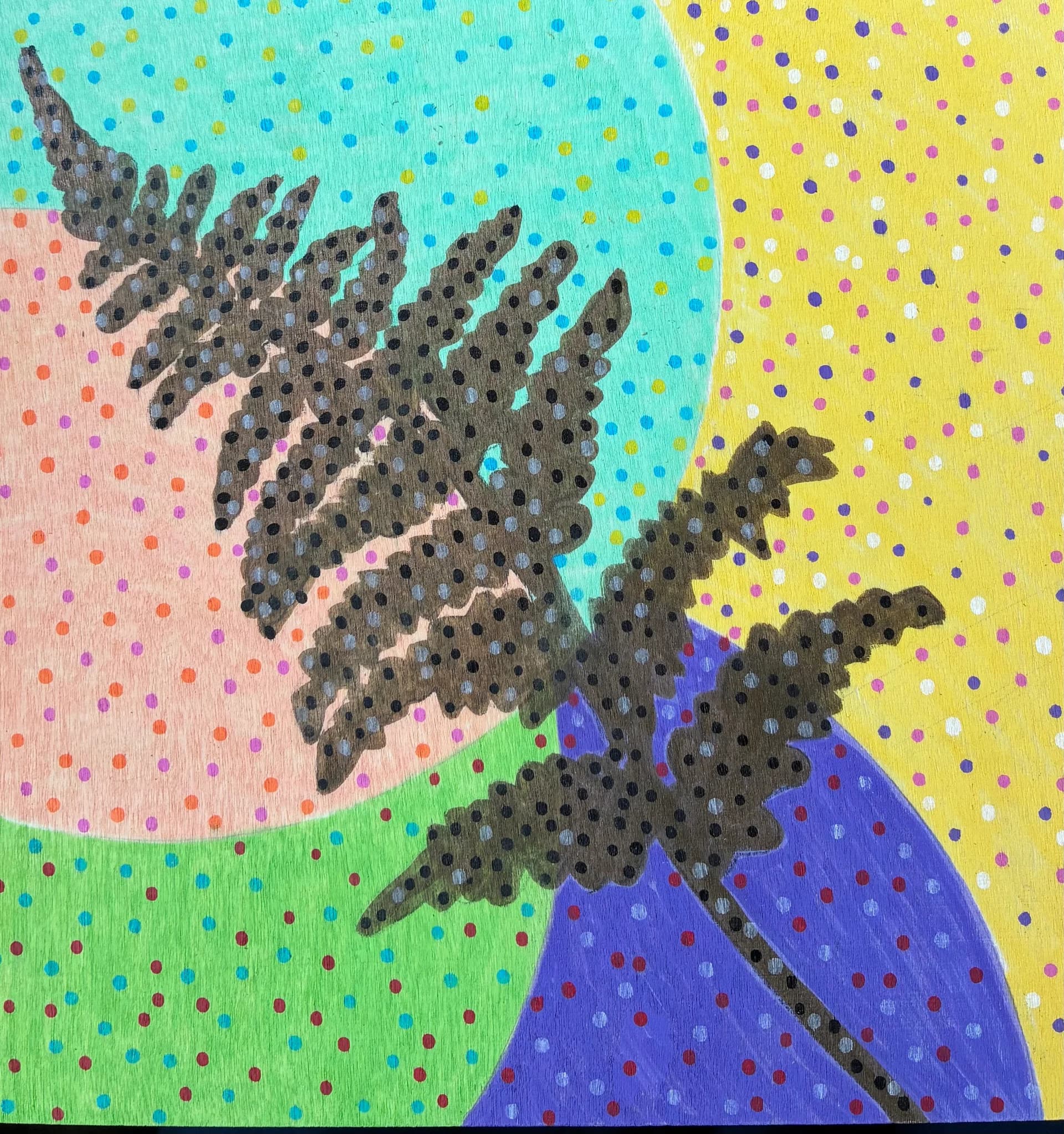 Fern in Confetti Light