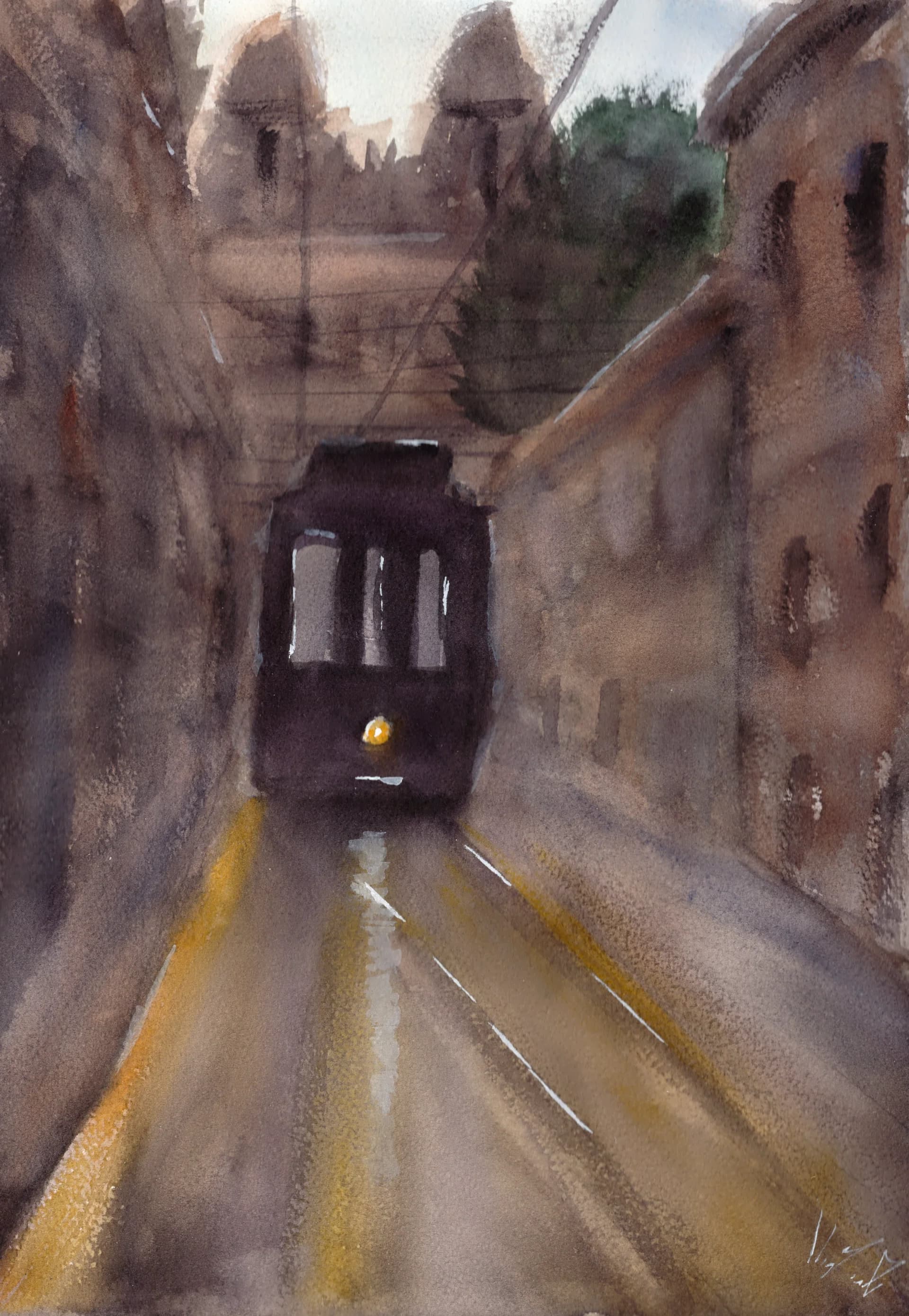 Evening Tram