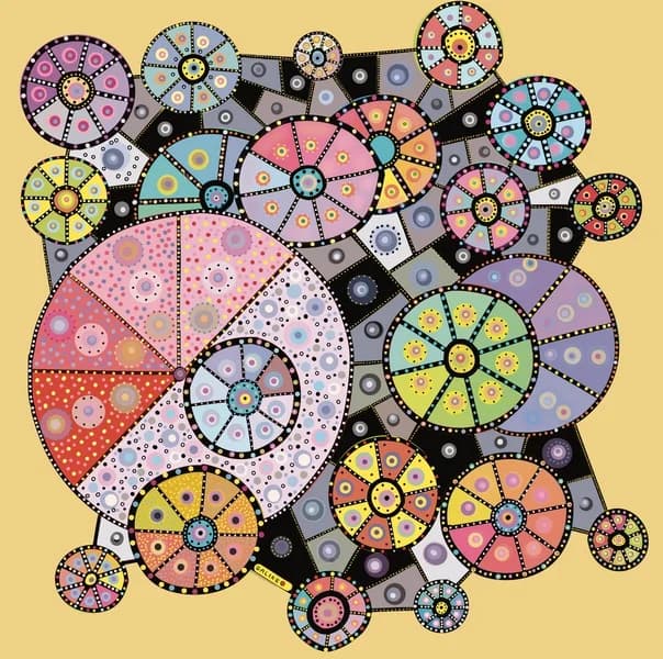 Celestial Wheel Mosaic