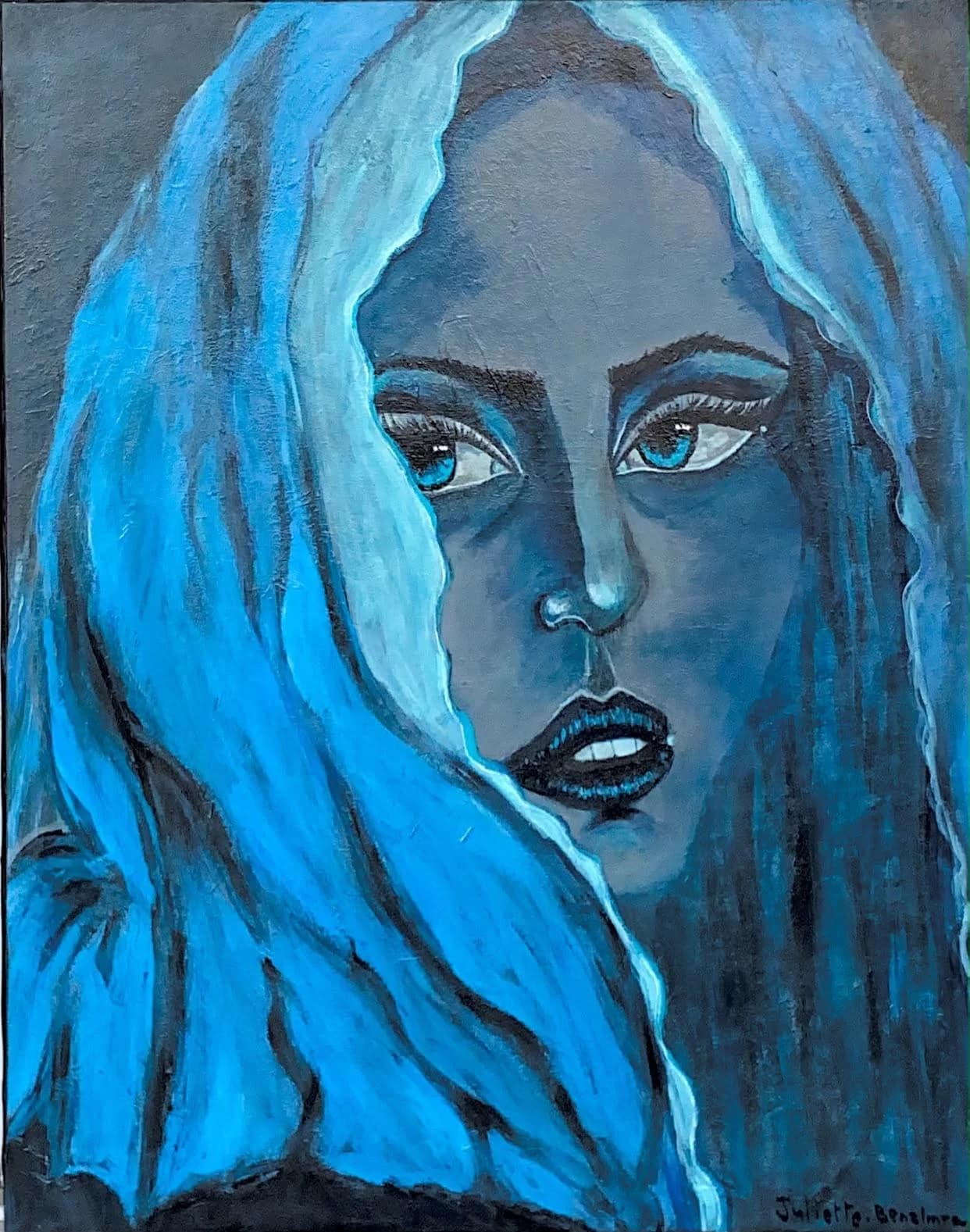The Secret of the Woman in Blue