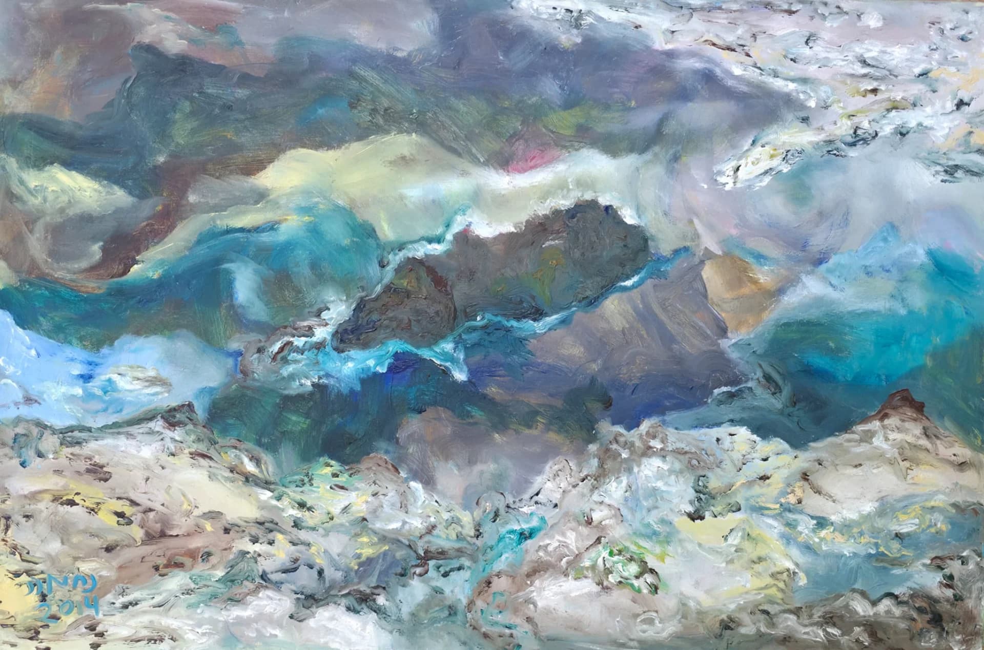 Stormy sea