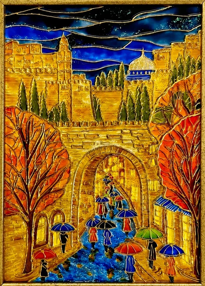 ערב גשום, ירושלים