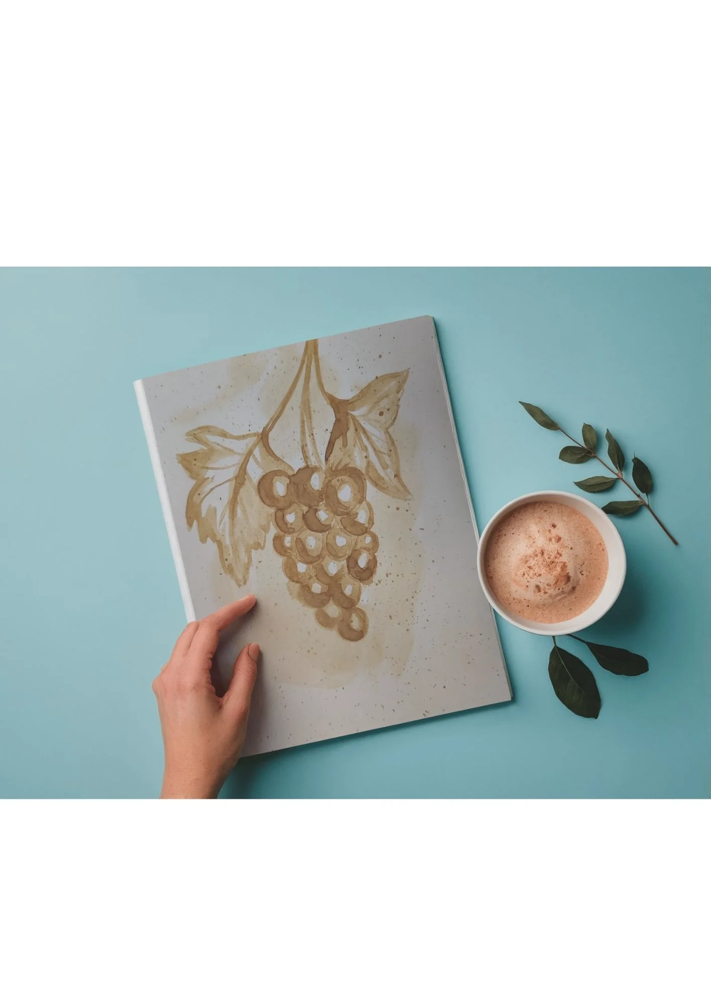 Original cooffe grape painting 4