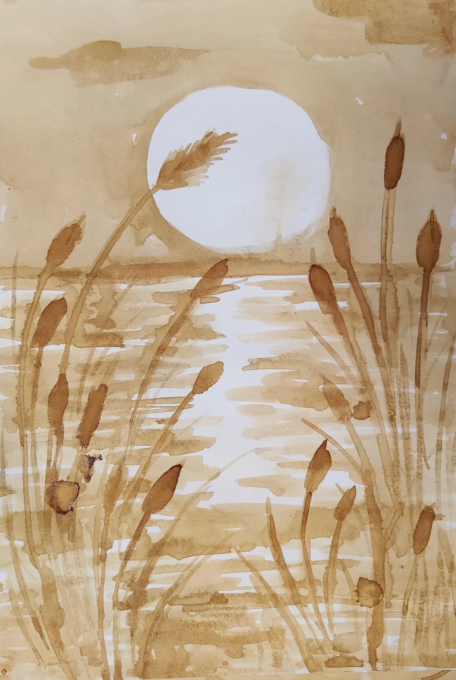 Moon Over Reeds 2