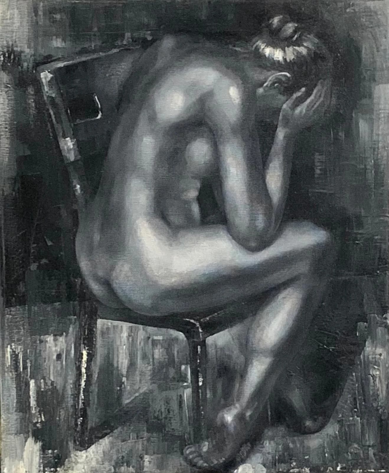 Seated Figure in Shadow