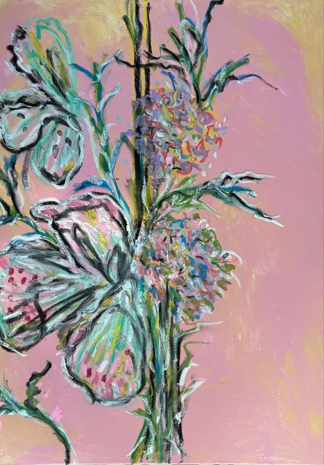 Pink Botanical Study
