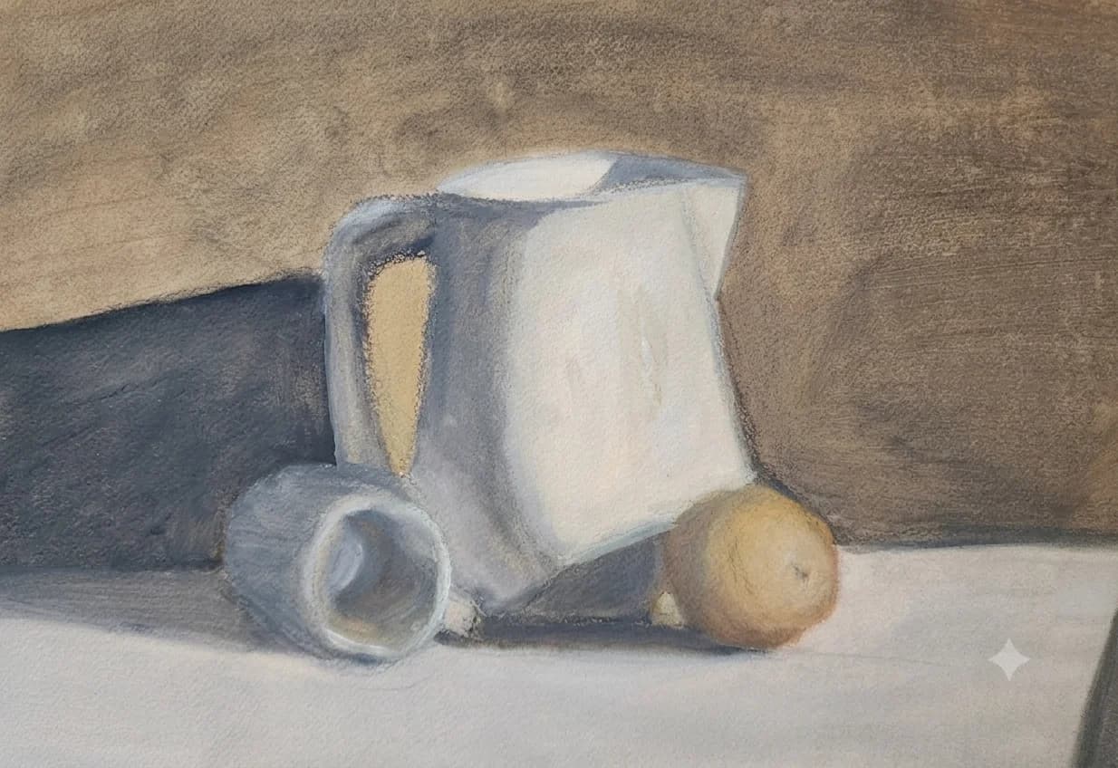 White Pitcher Still Life