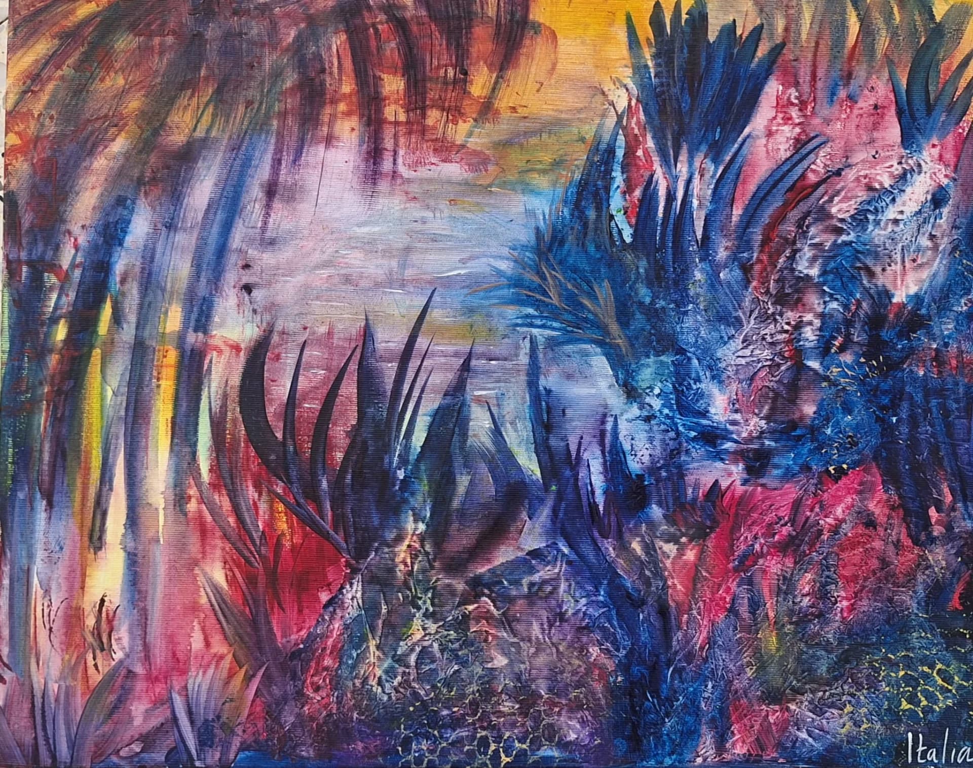 Blue Flora Drift