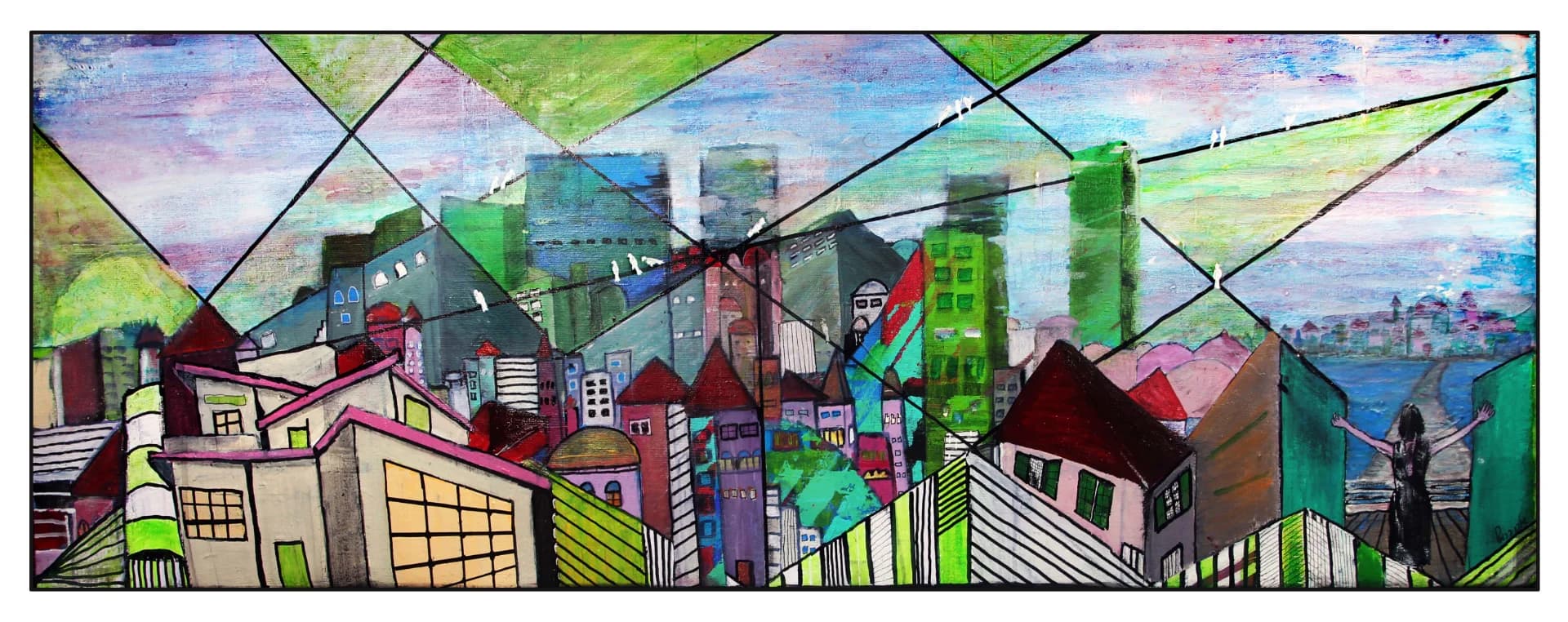 City Fractured in Light