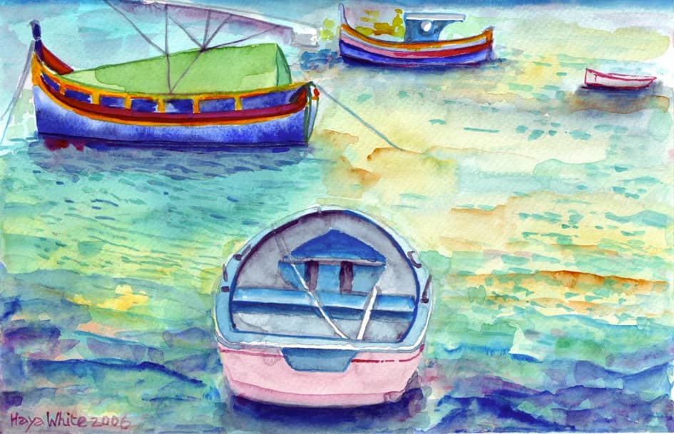 Boats in Shallow Water