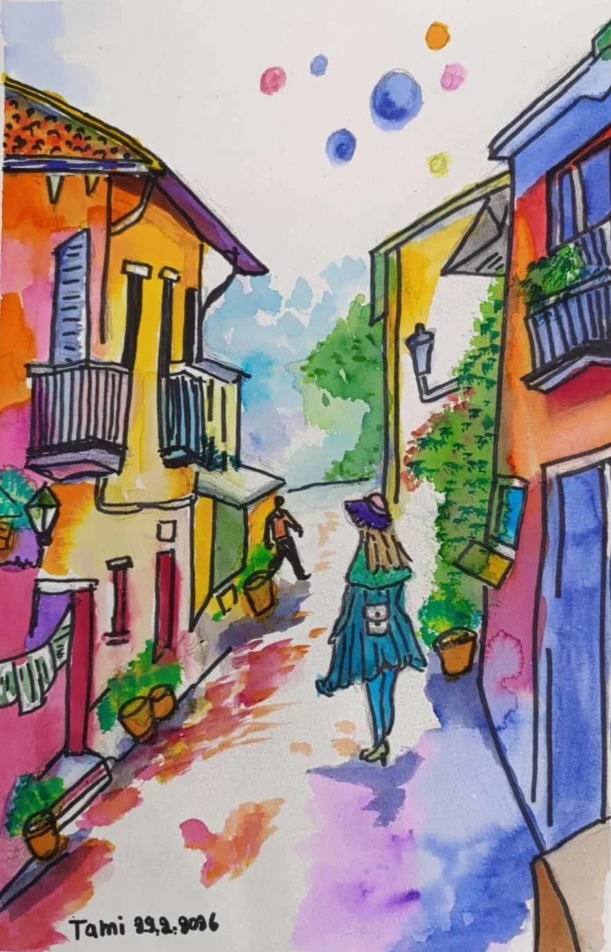 Walking Among the Colors