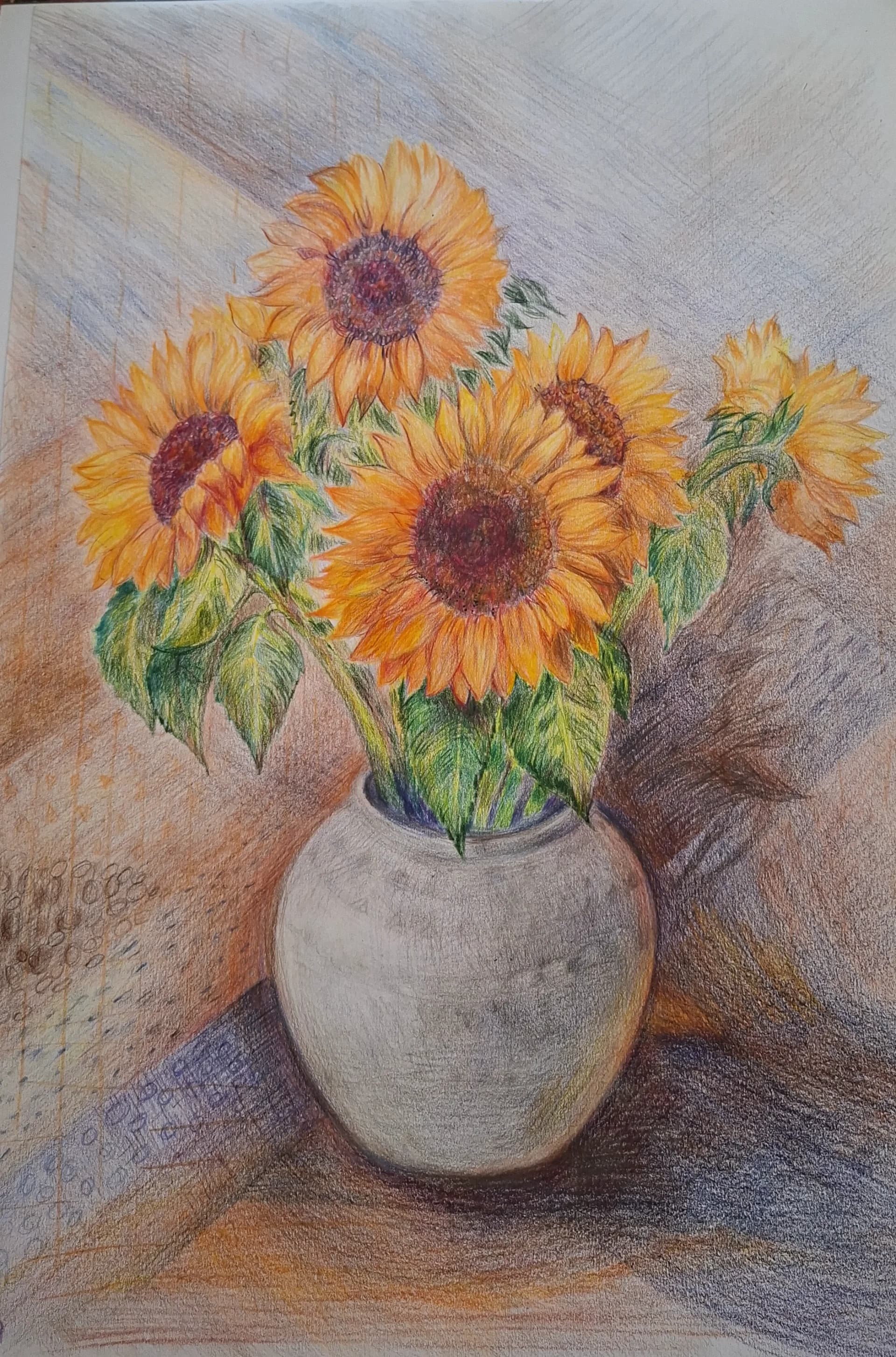 Sunflowers in the sunlight
