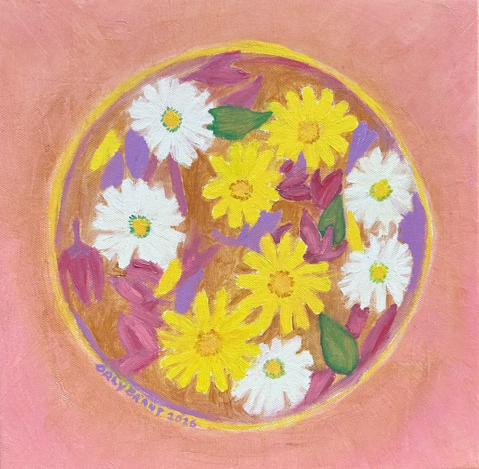 Flower bowls for Shabbat
