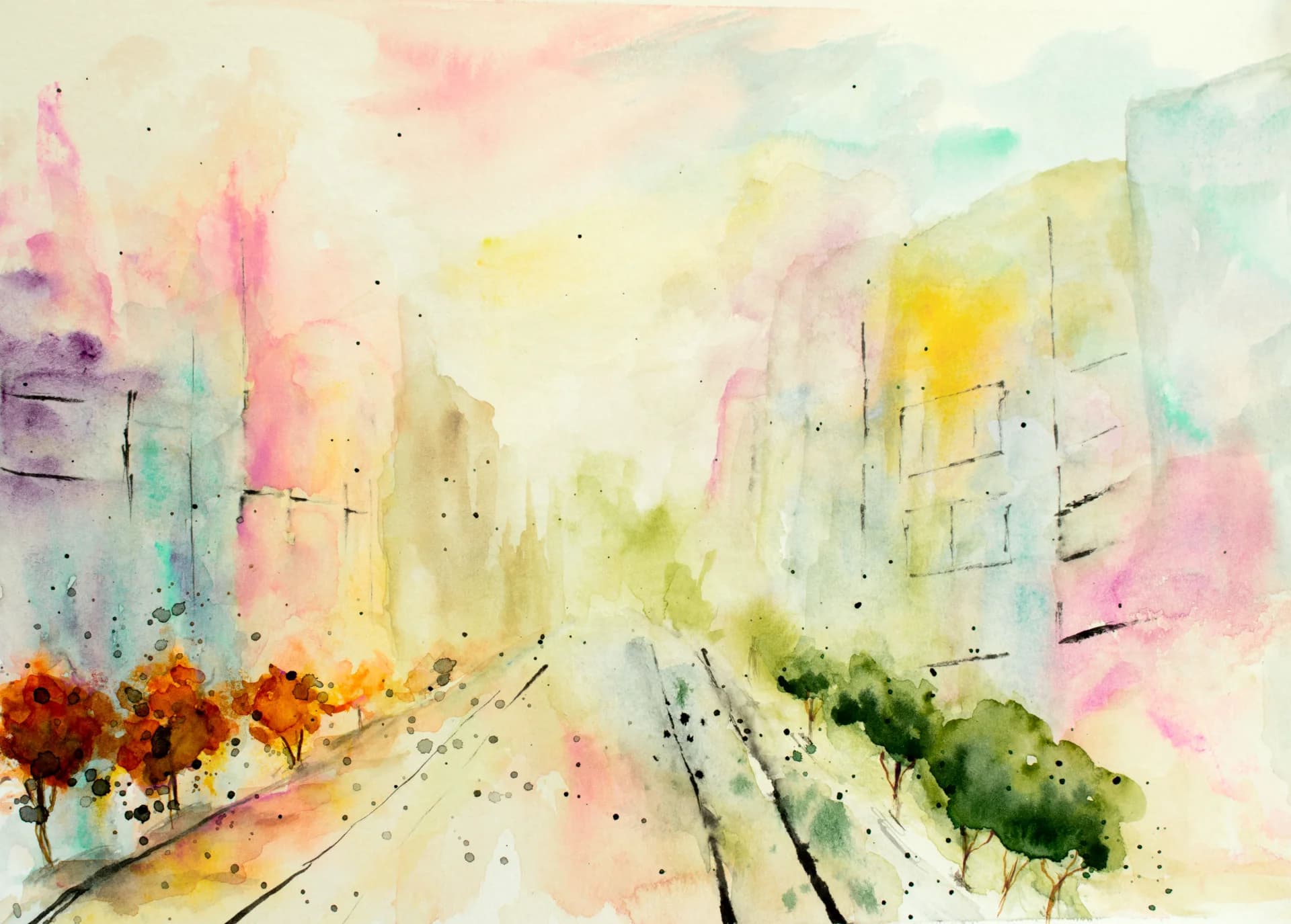 Pastel City Flow