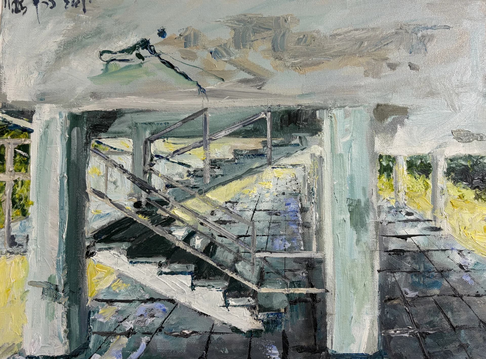 Stairwell in Pale Light