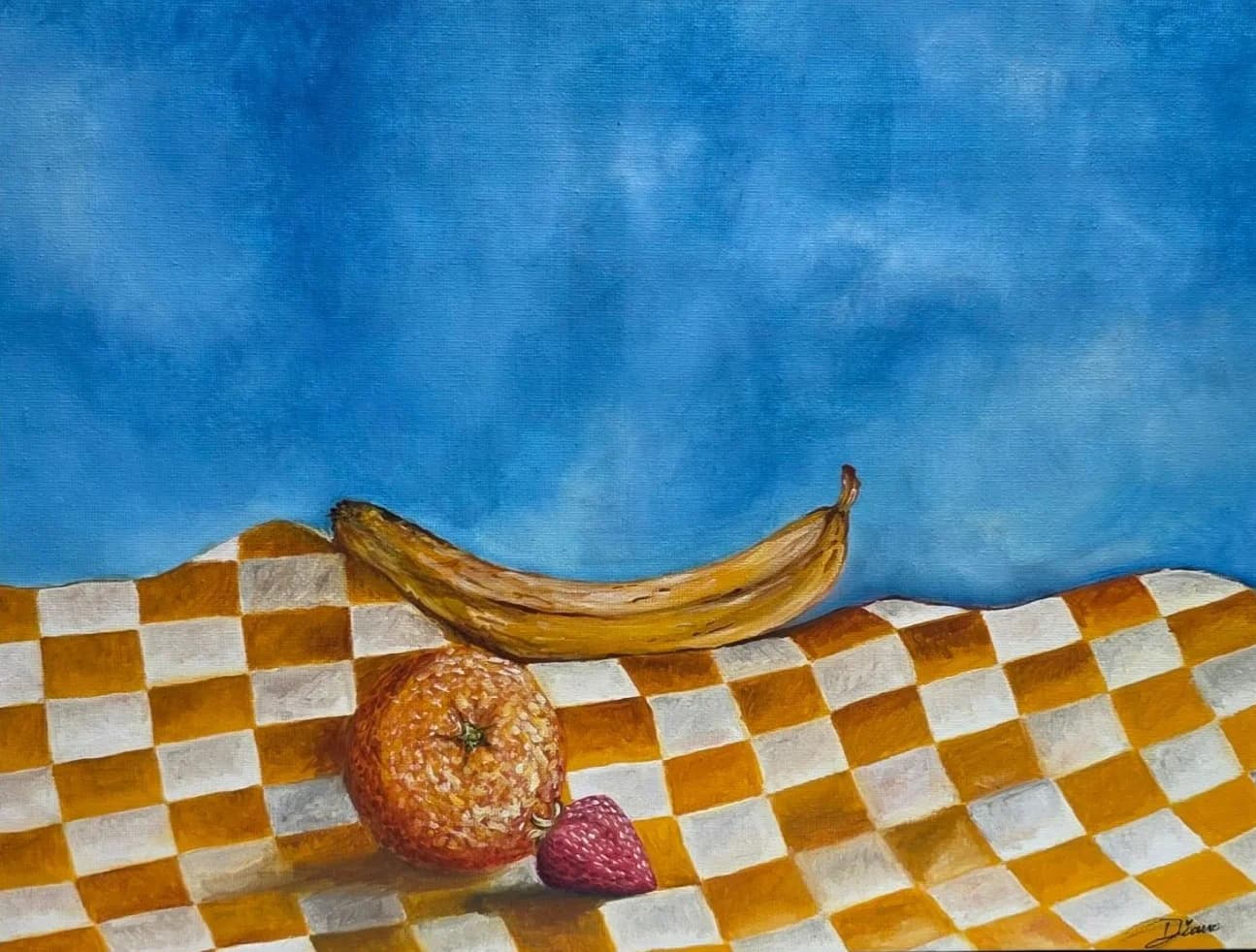Hope on Checkered Cloth